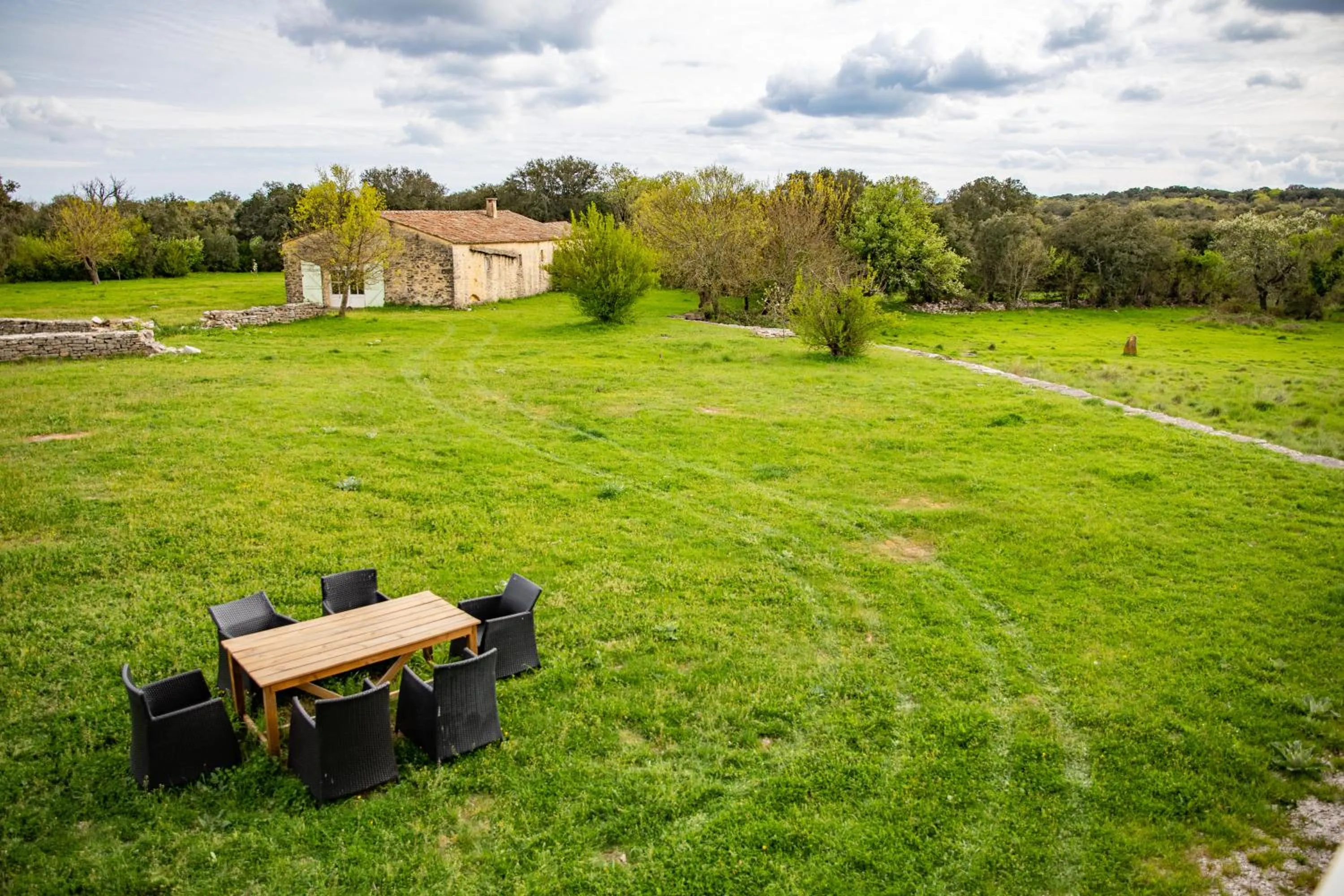 Bird's eye view in Mas De Baumes