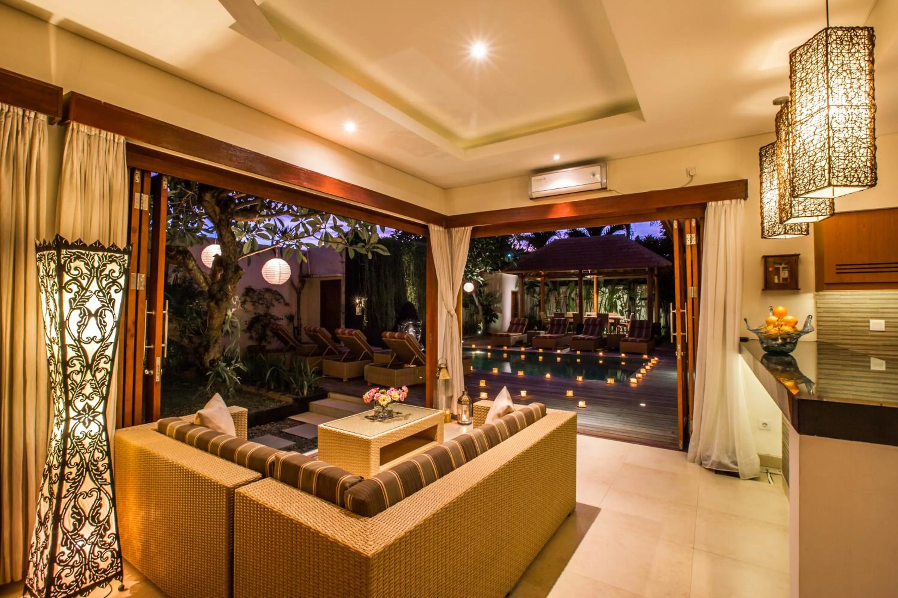 Balcony/Terrace in Villa Seriska Dua Sanur with Private Pool