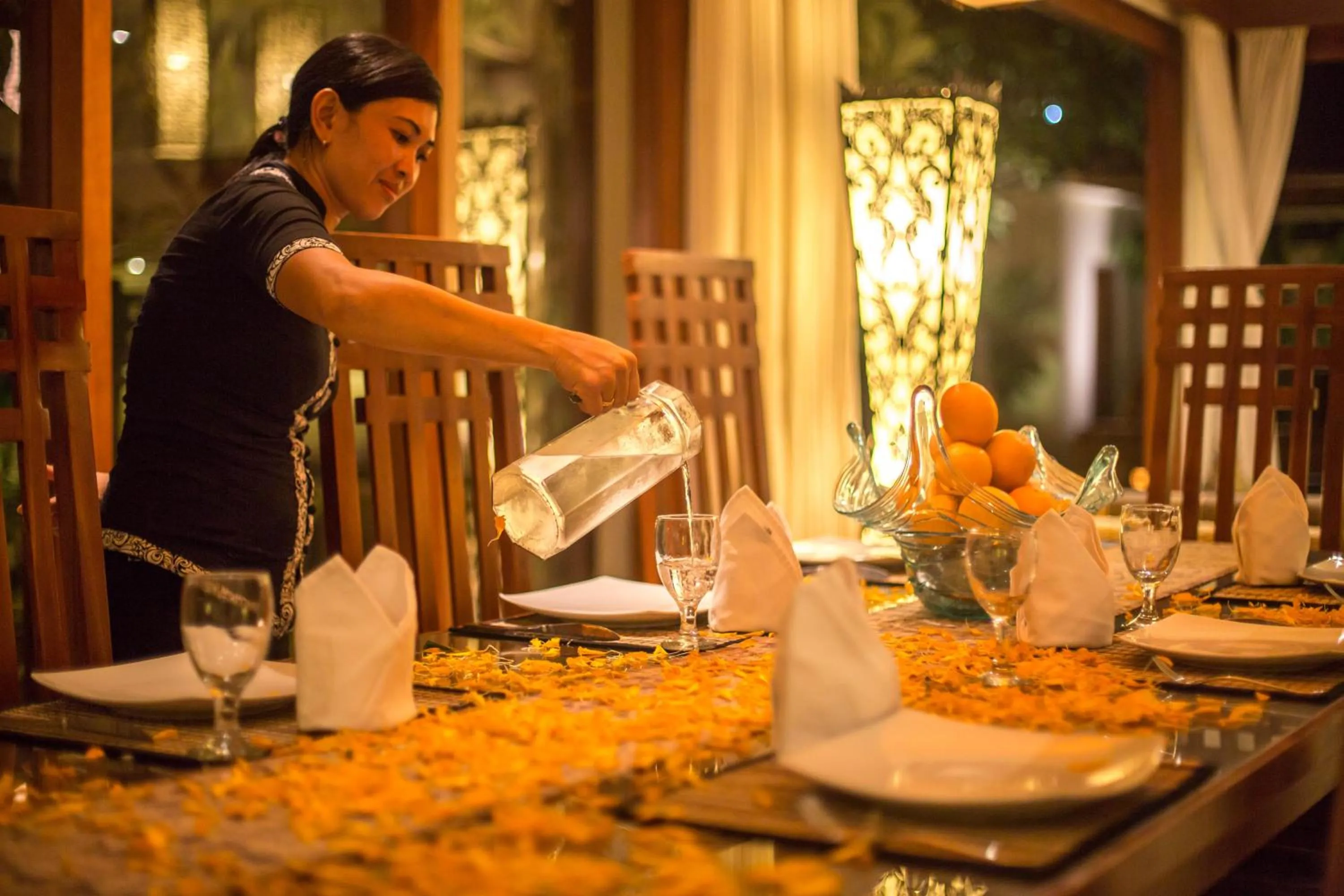 Staff in Villa Seriska Dua Sanur with Private Pool