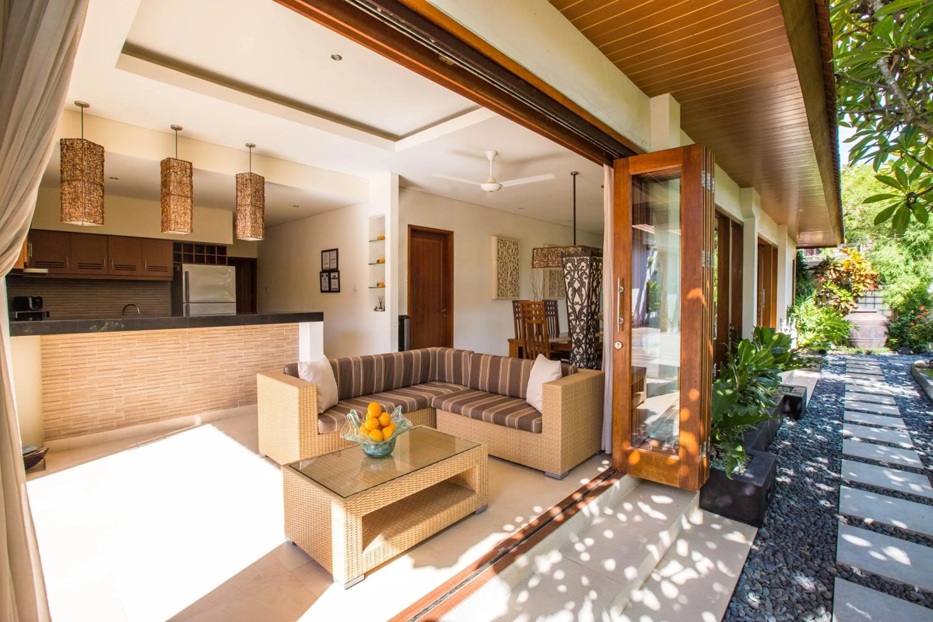 Balcony/Terrace in Villa Seriska Dua Sanur with Private Pool