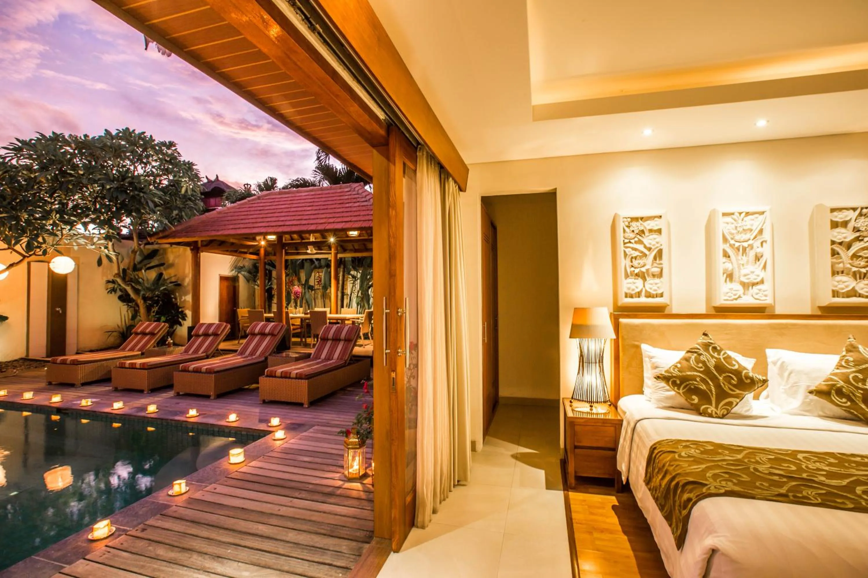 Bedroom, Bed in Villa Seriska Dua Sanur with Private Pool