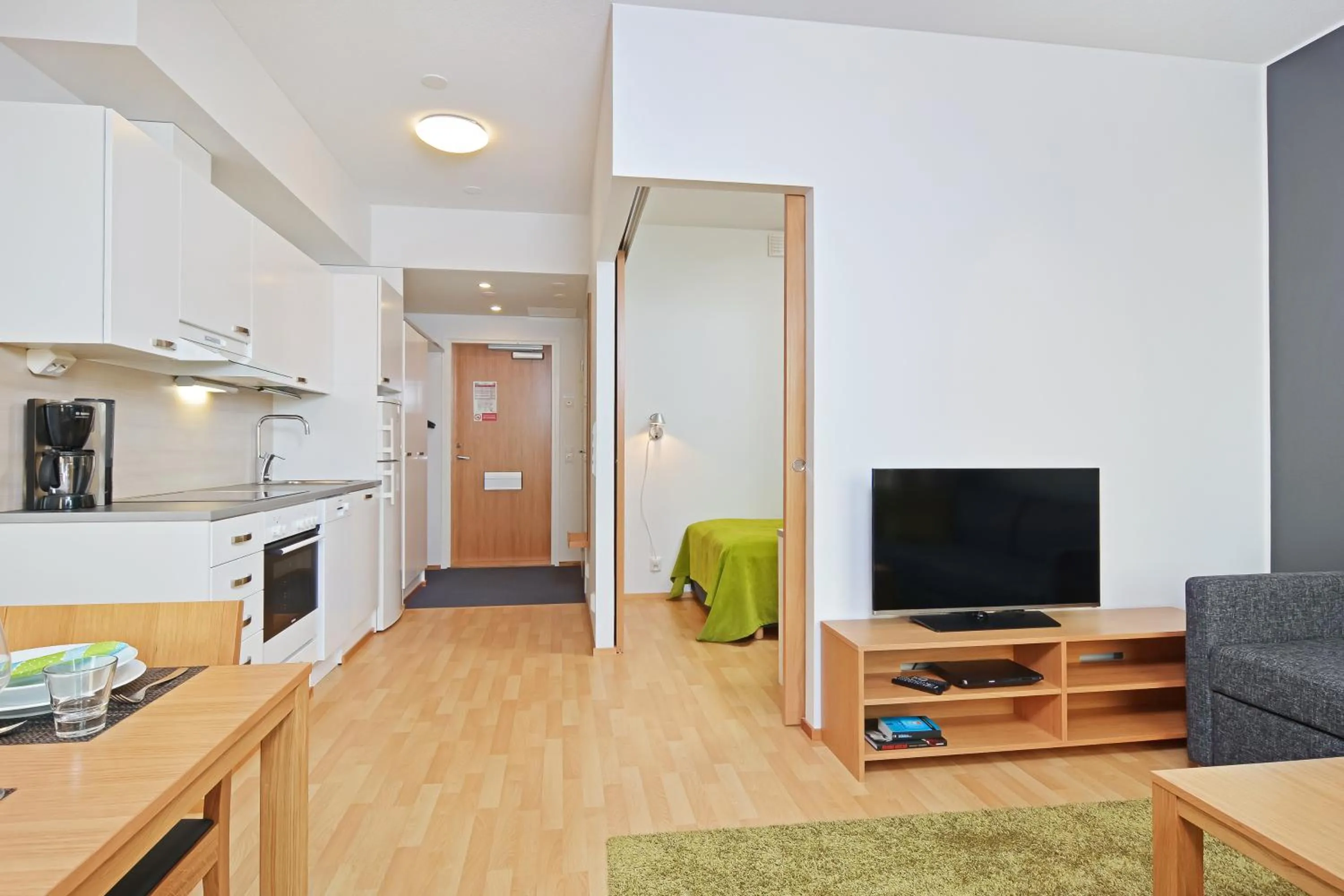 Living room in Forenom Serviced Apartments Tampere Pyynikki