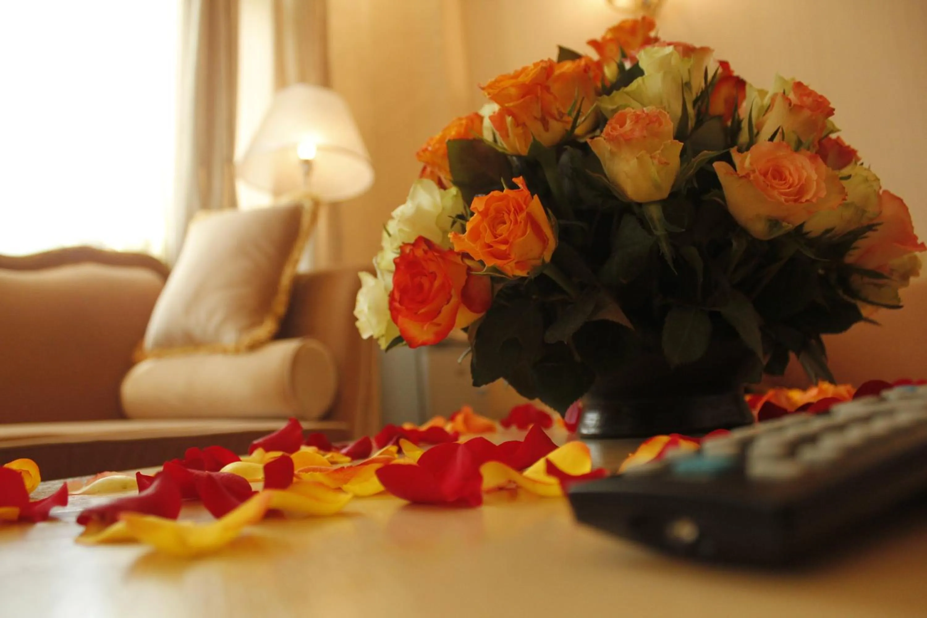 Seating area in Ambassador Hotel