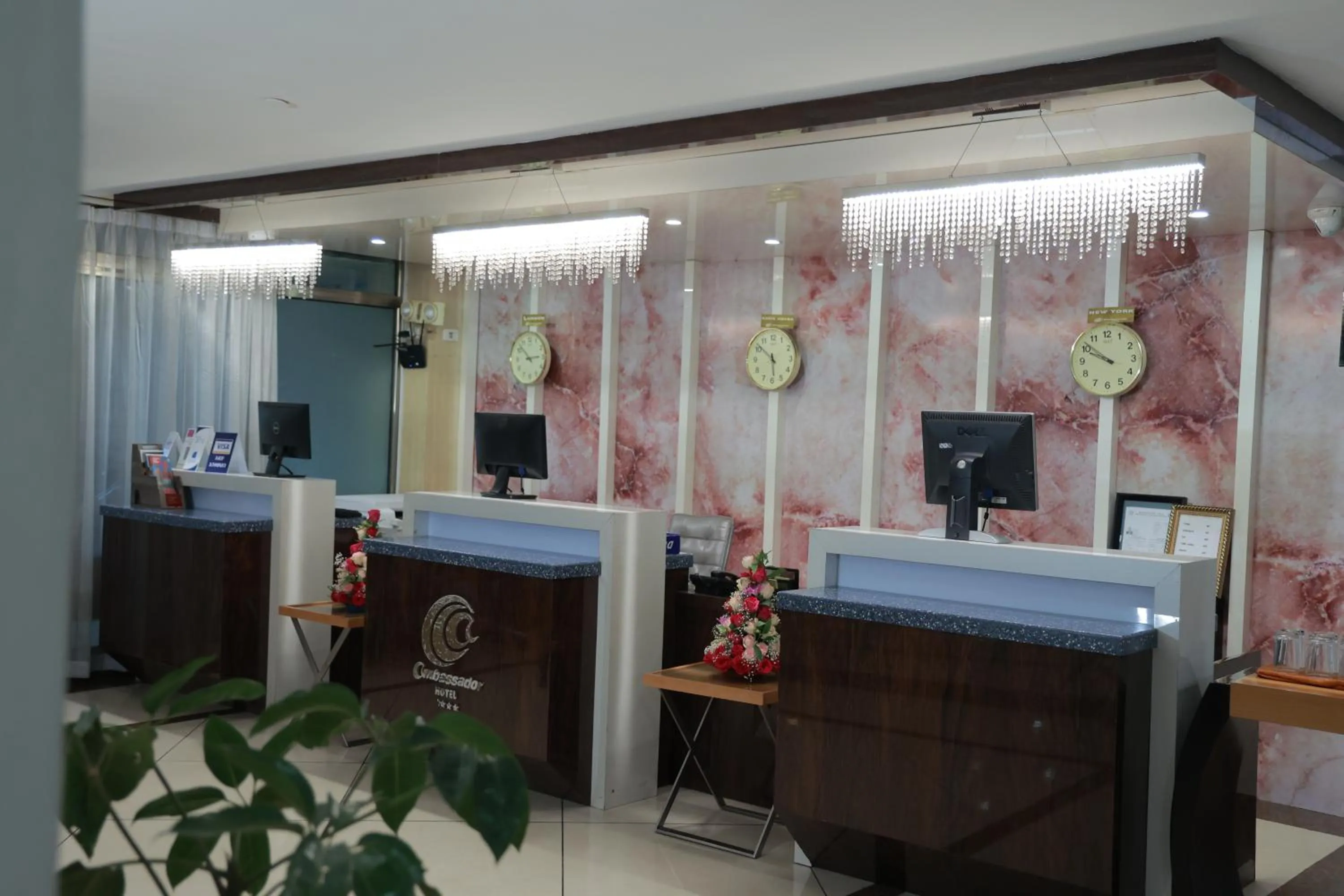 Lobby or reception in Ambassador Hotel