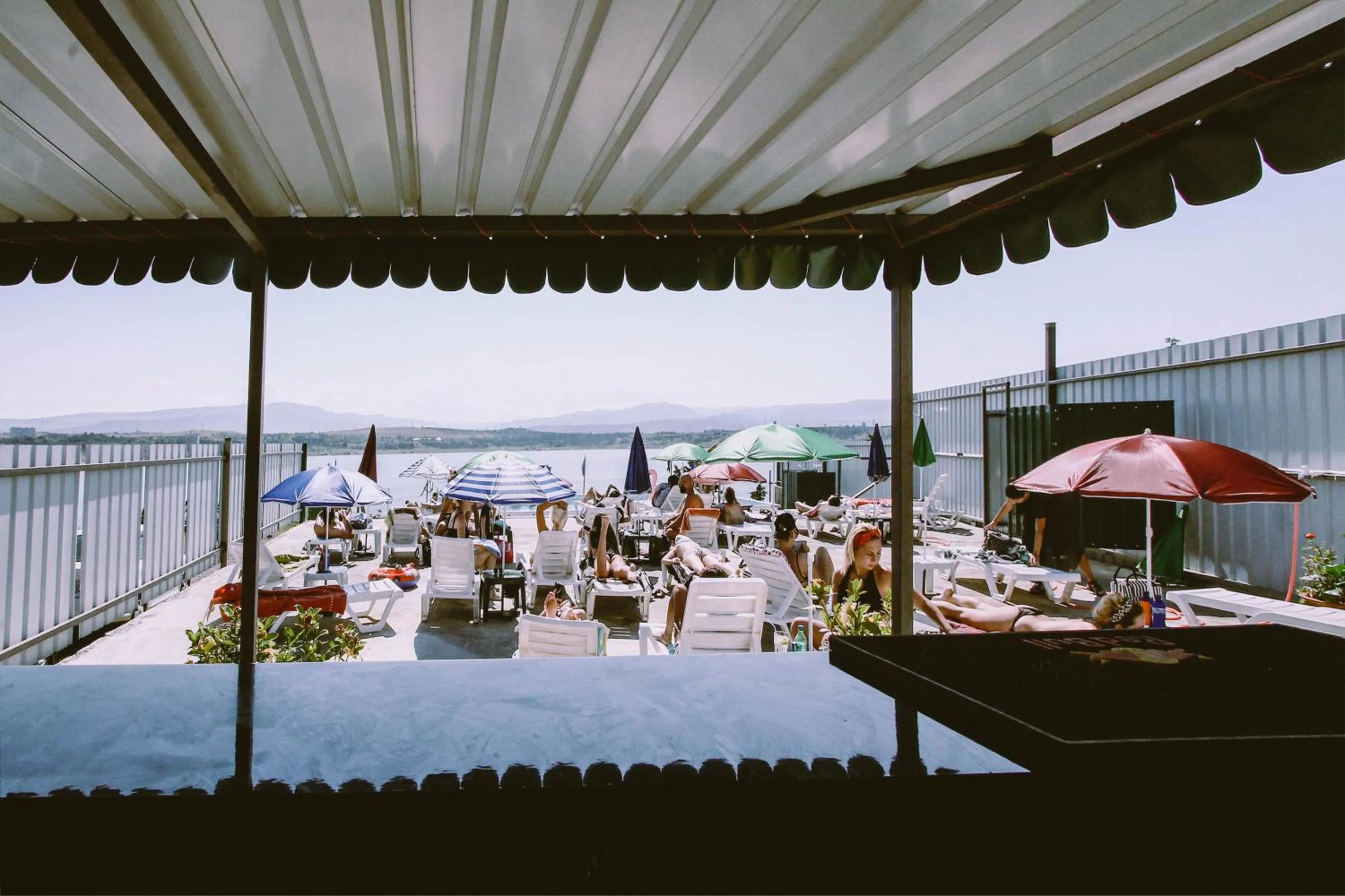 Swimming pool in Aphra Hotel Tbilisi