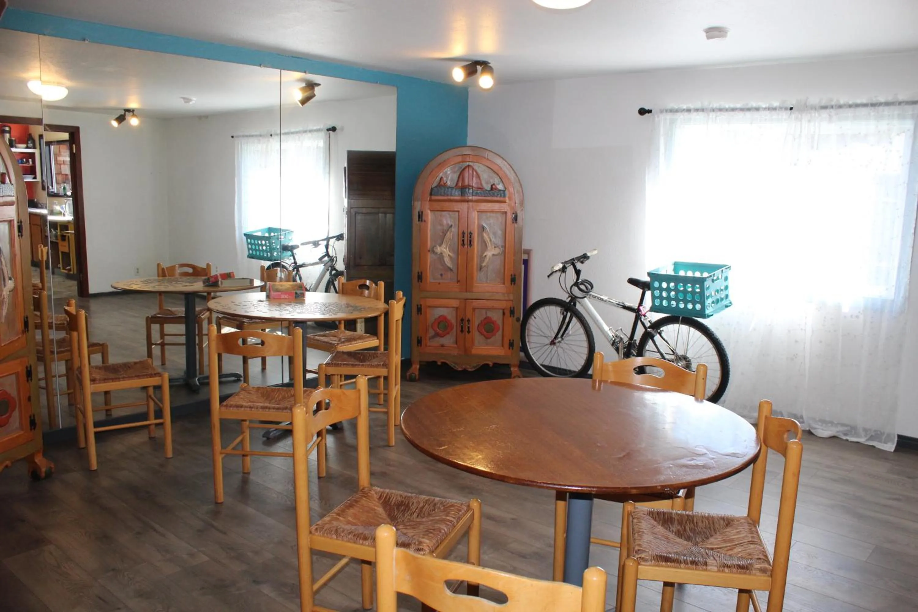 Dining area in Seaside International Hostel
