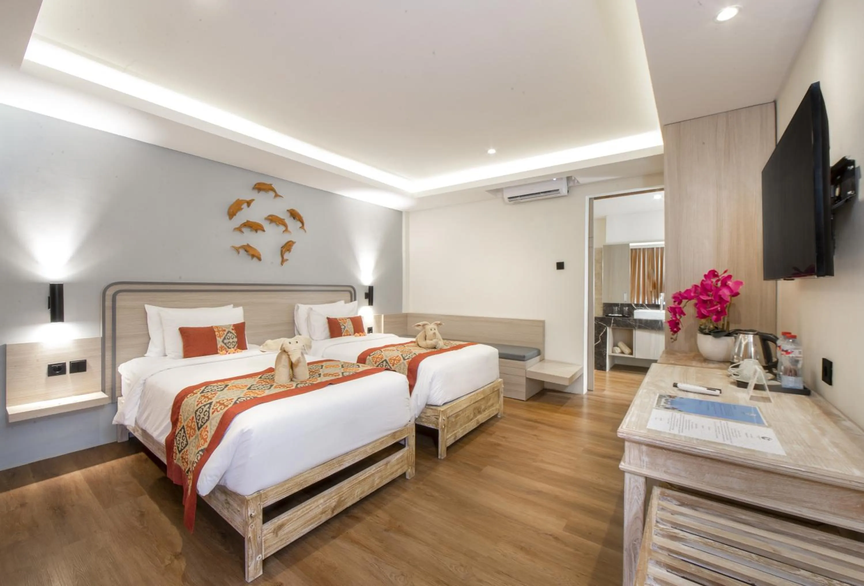 TV and multimedia, Bed in Lovina Haven Boutique Resort