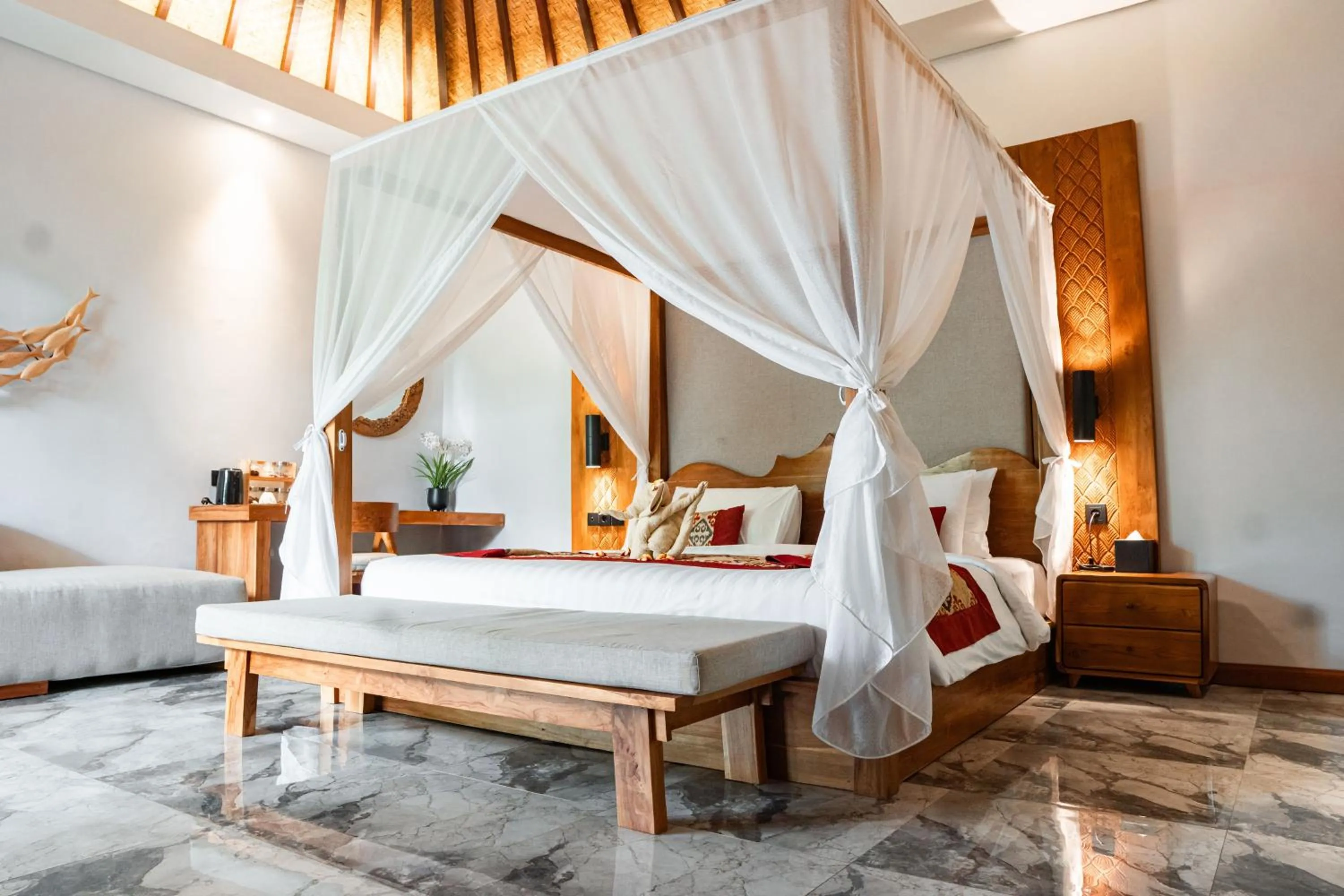 Bedroom, Bed in Lovina Haven Boutique Resort