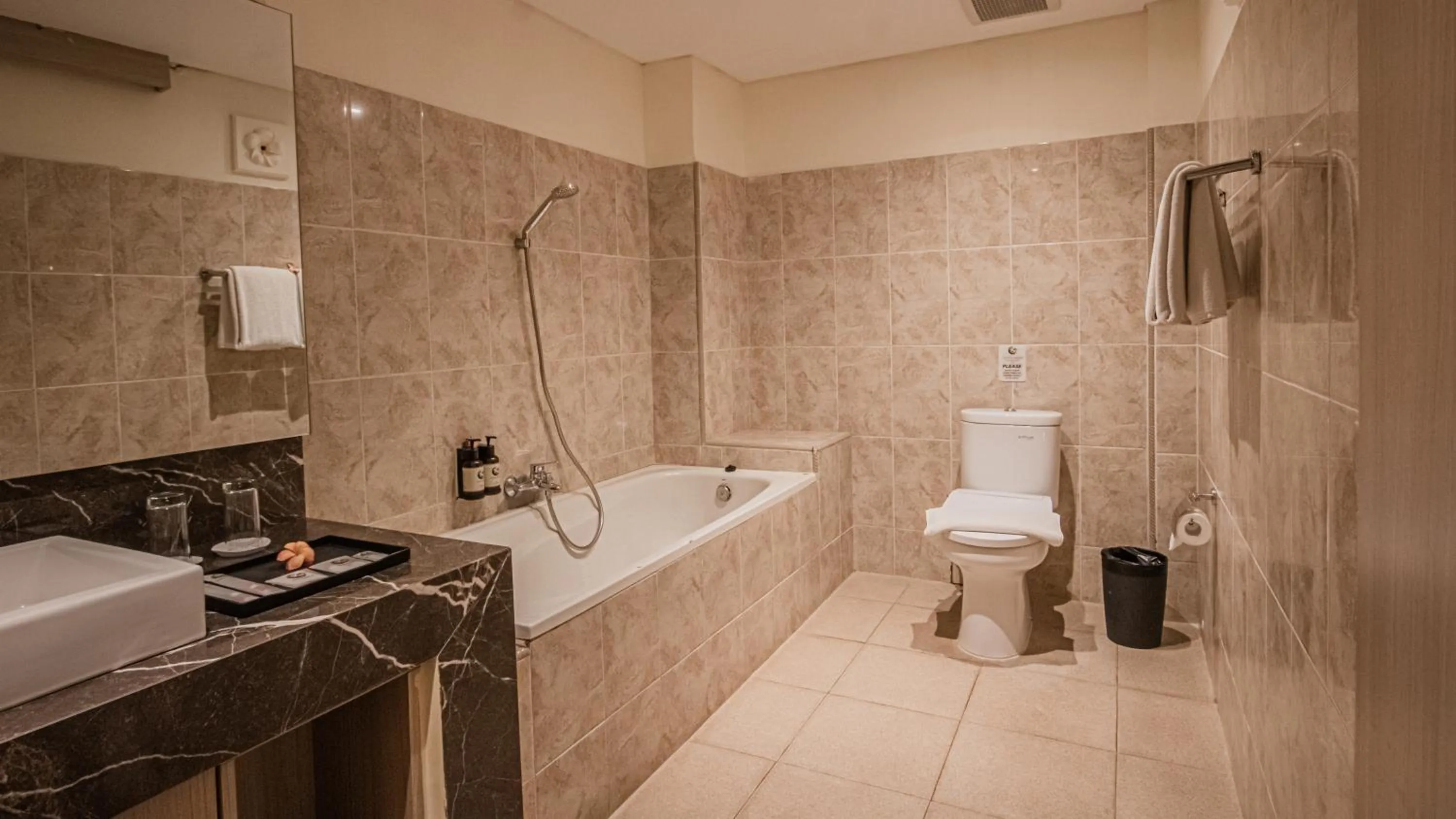 Shower in Lovina Haven Boutique Resort