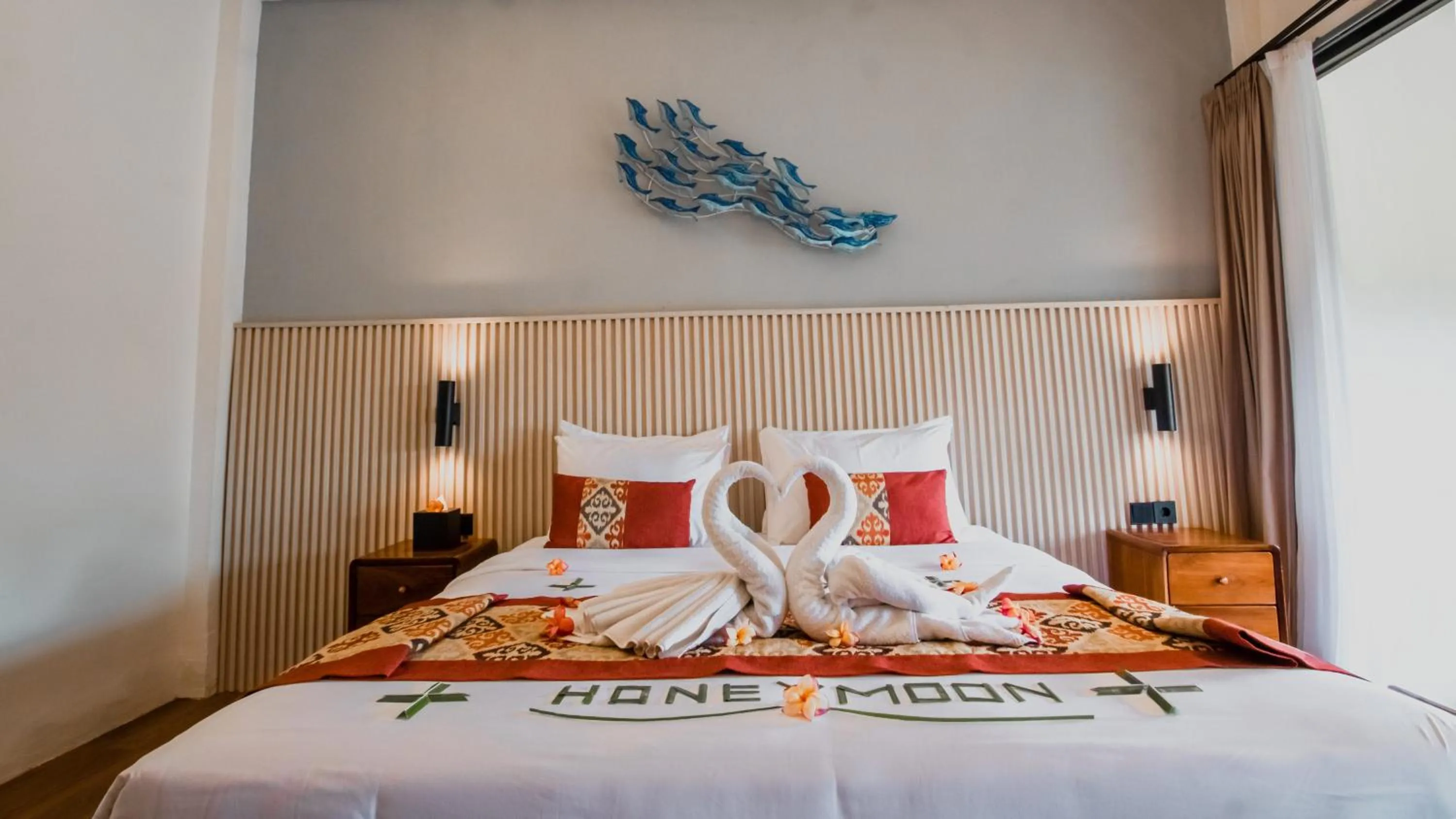 Bed in Lovina Haven Boutique Resort