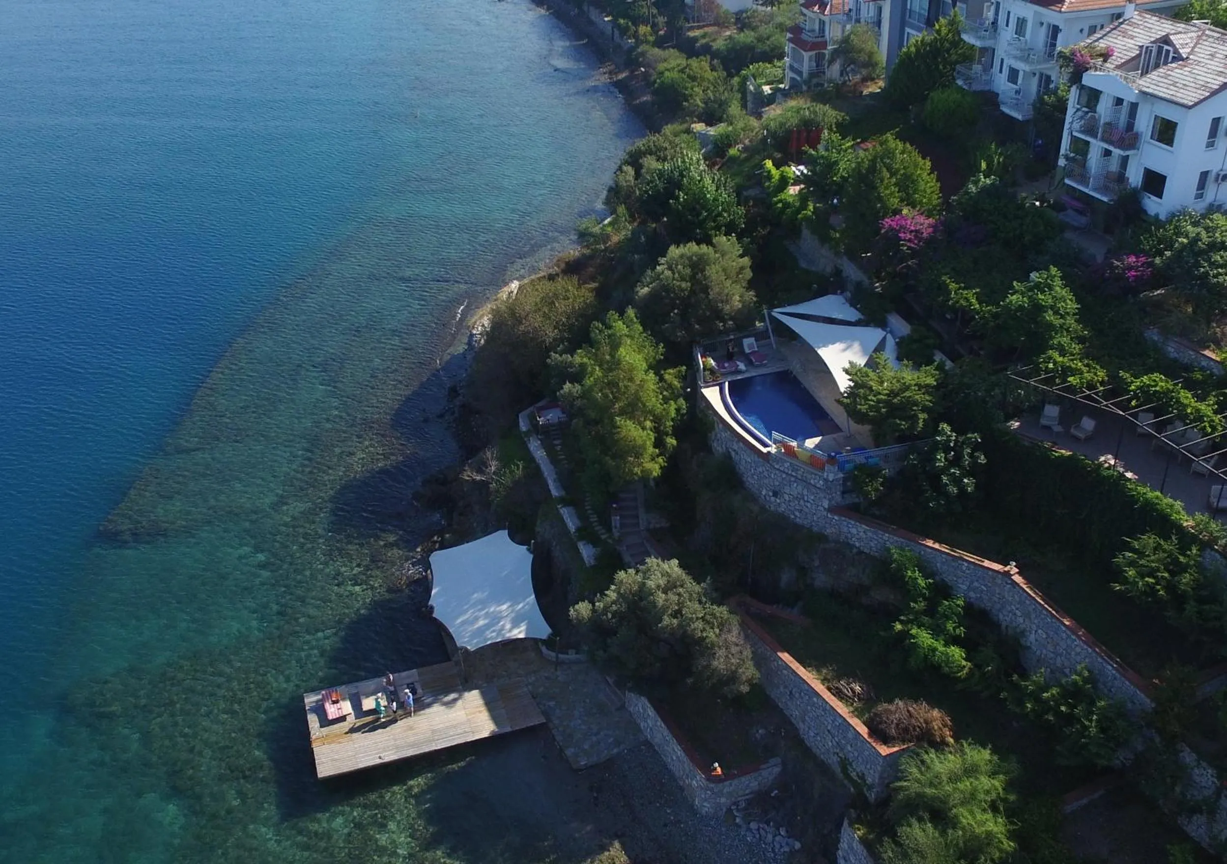 Bird's eye view in Ece Hotel Sovalye Island