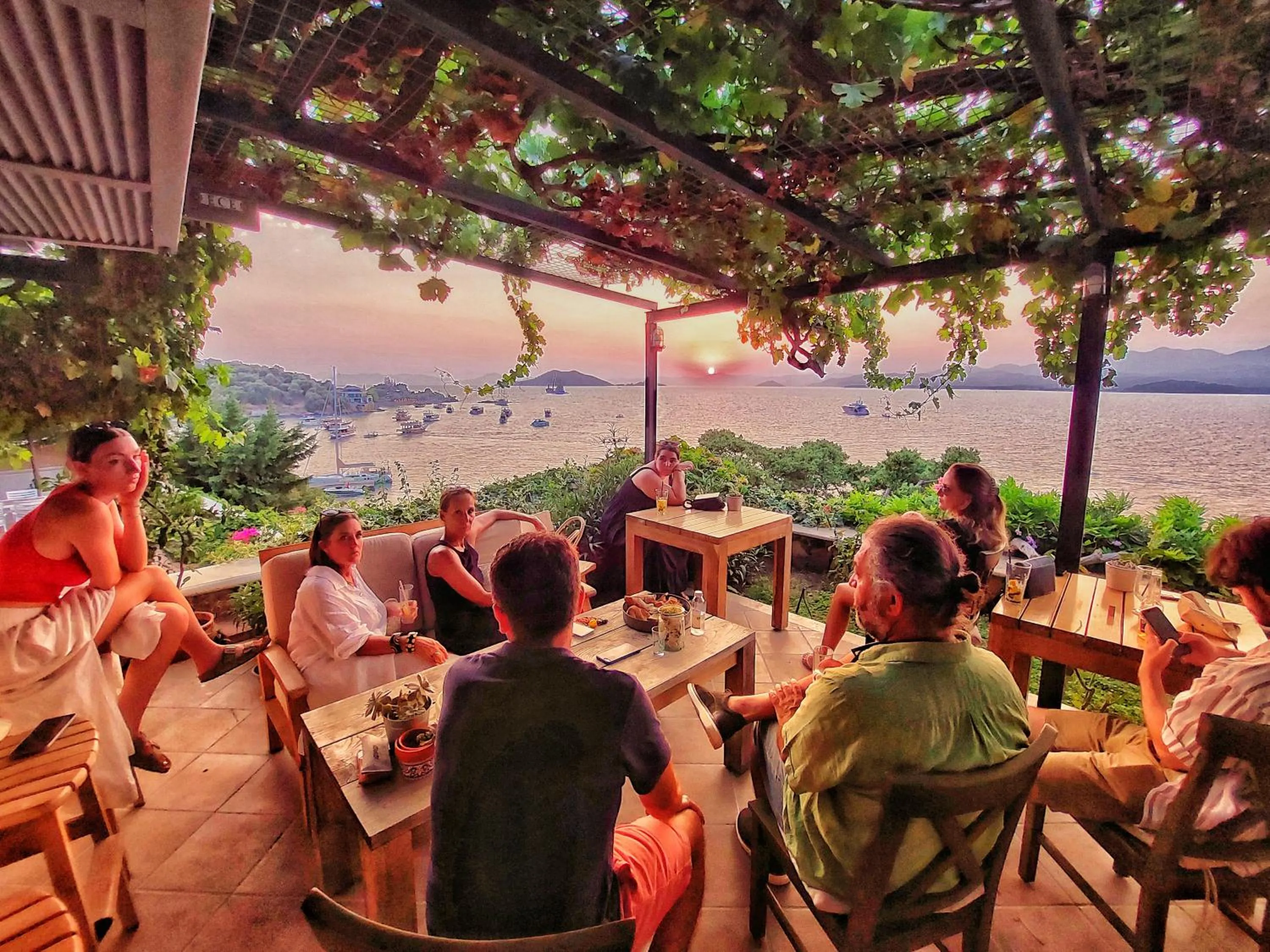 People in Ece Hotel Sovalye Island