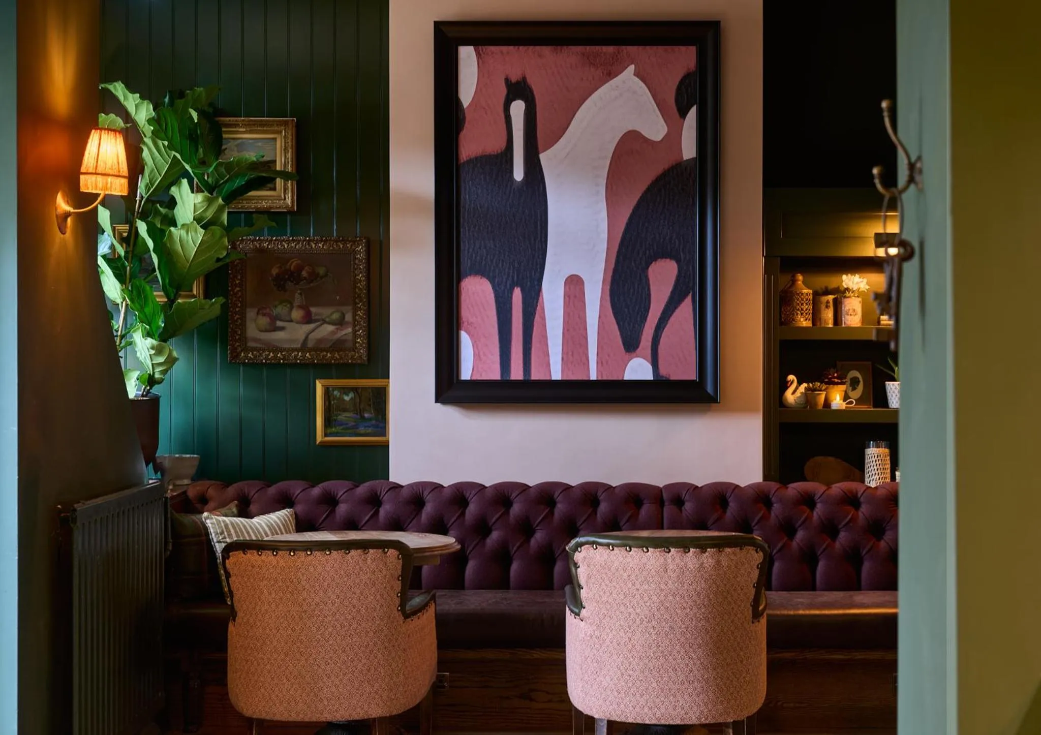 Seating area in The White Horse - A Heartwood Inn