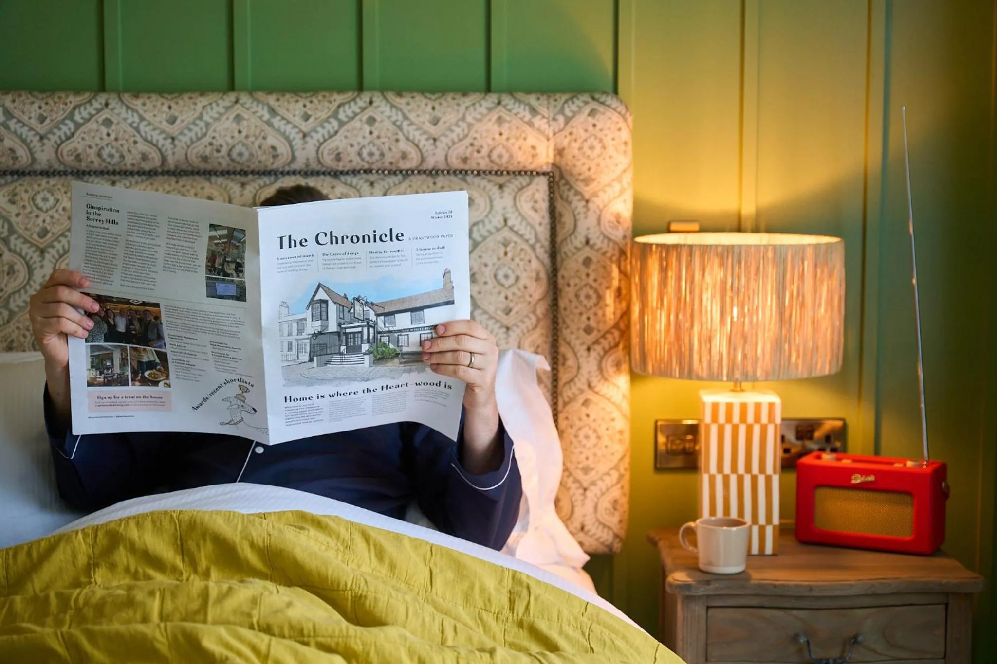 Bedroom in The White Horse - A Heartwood Inn