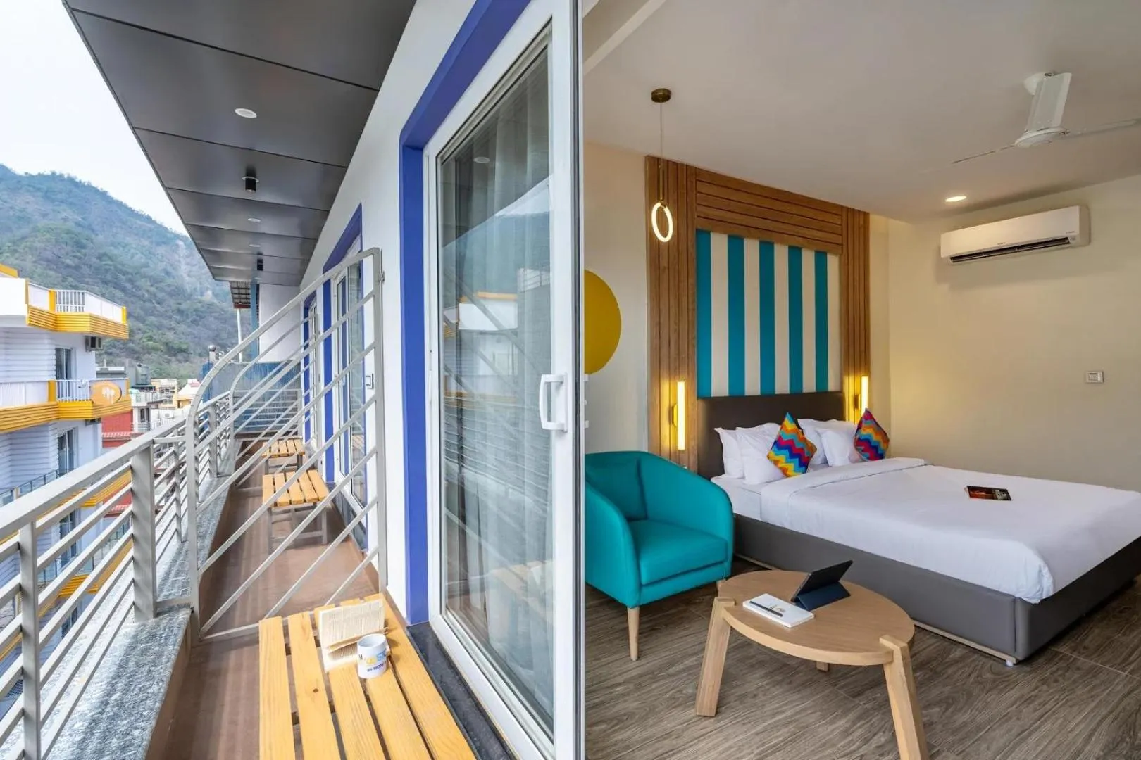 Bedroom, Bed in goSTOPS PLUS Rishikesh Tapovan