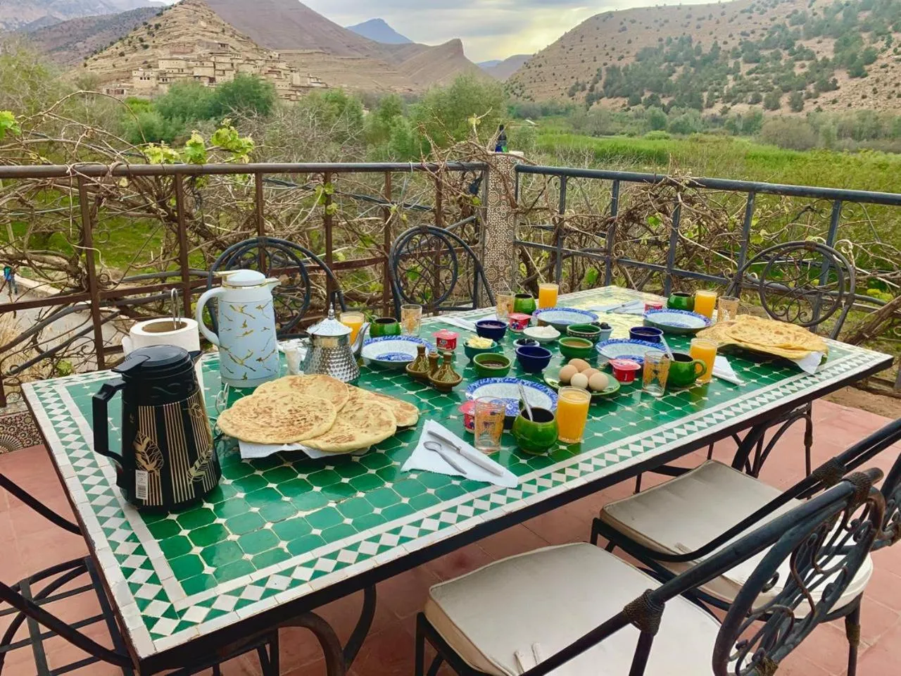 Breakfast in Gite Tawada