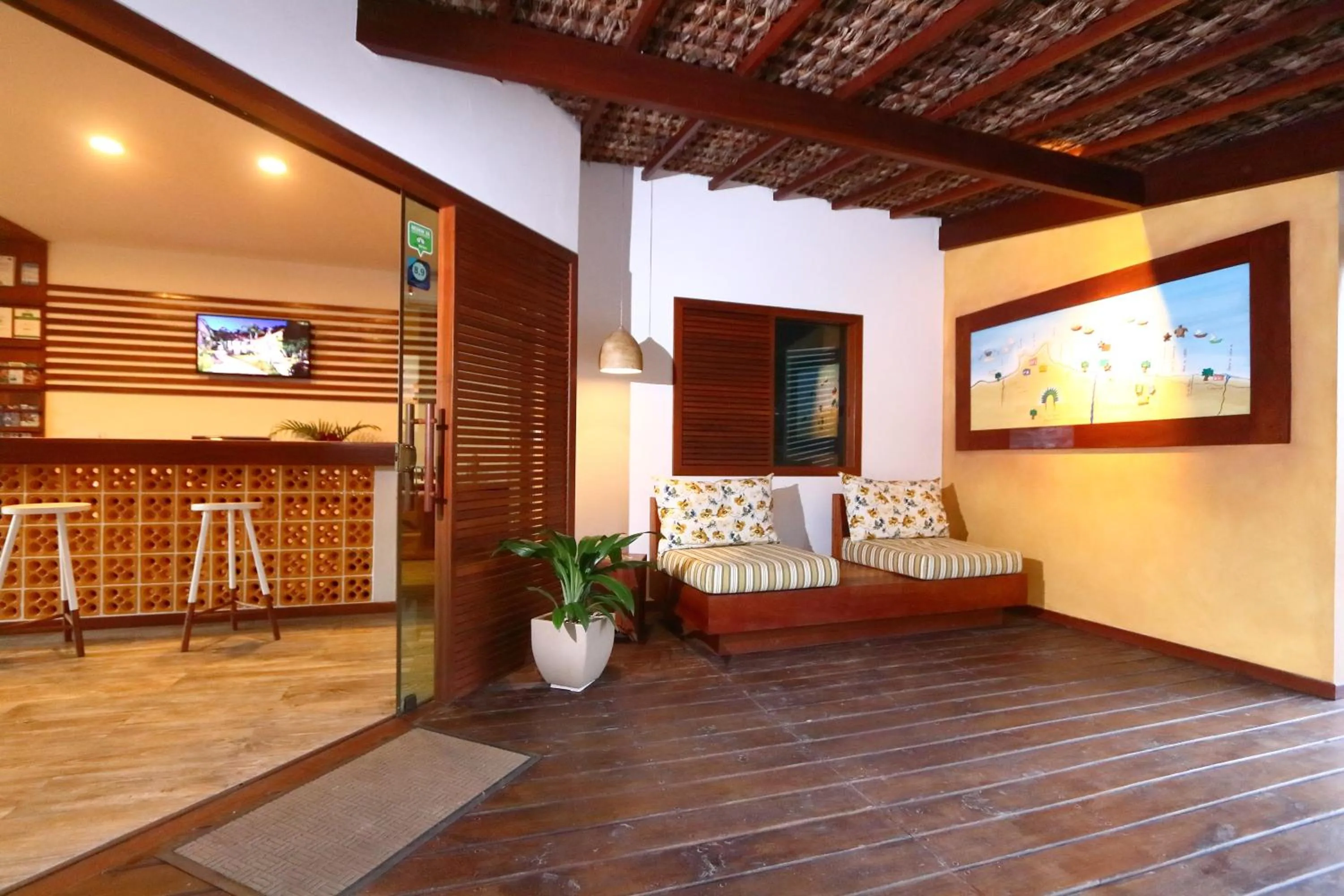 Lobby or reception in Pousada Rigatoni