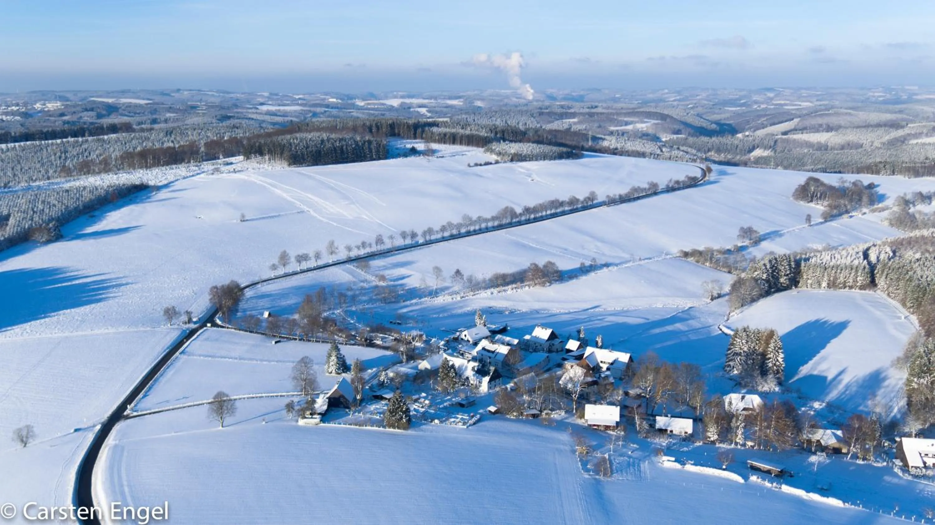 Winter in Übernachten im Café Restaurant Vedder