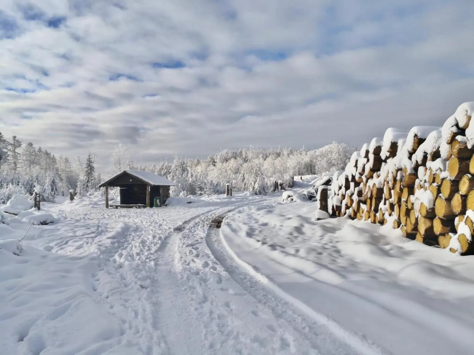 Natural landscape in Übernachten im Café Restaurant Vedder