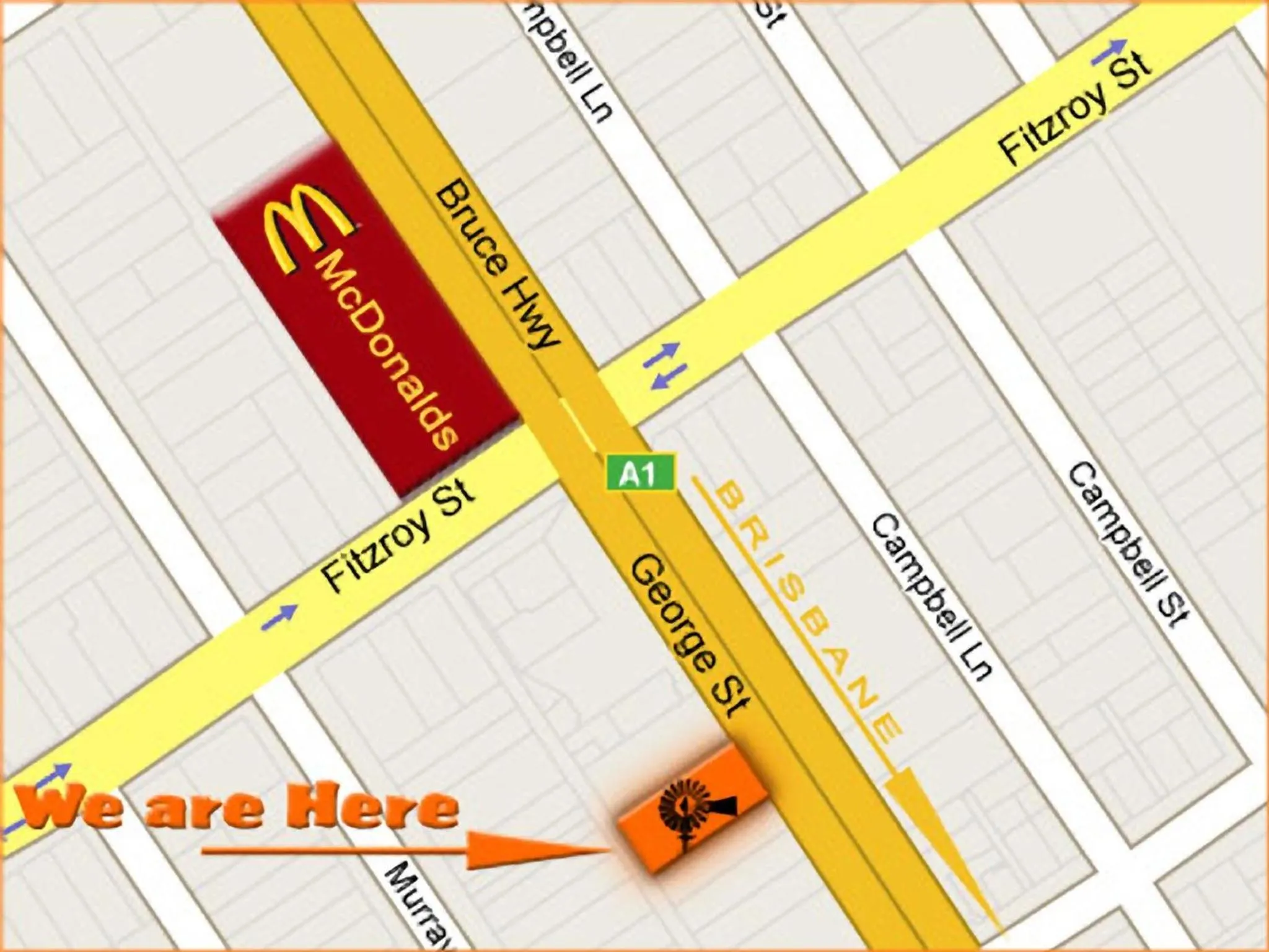 Nearby landmark in Welcome Home Motel Rockhampton