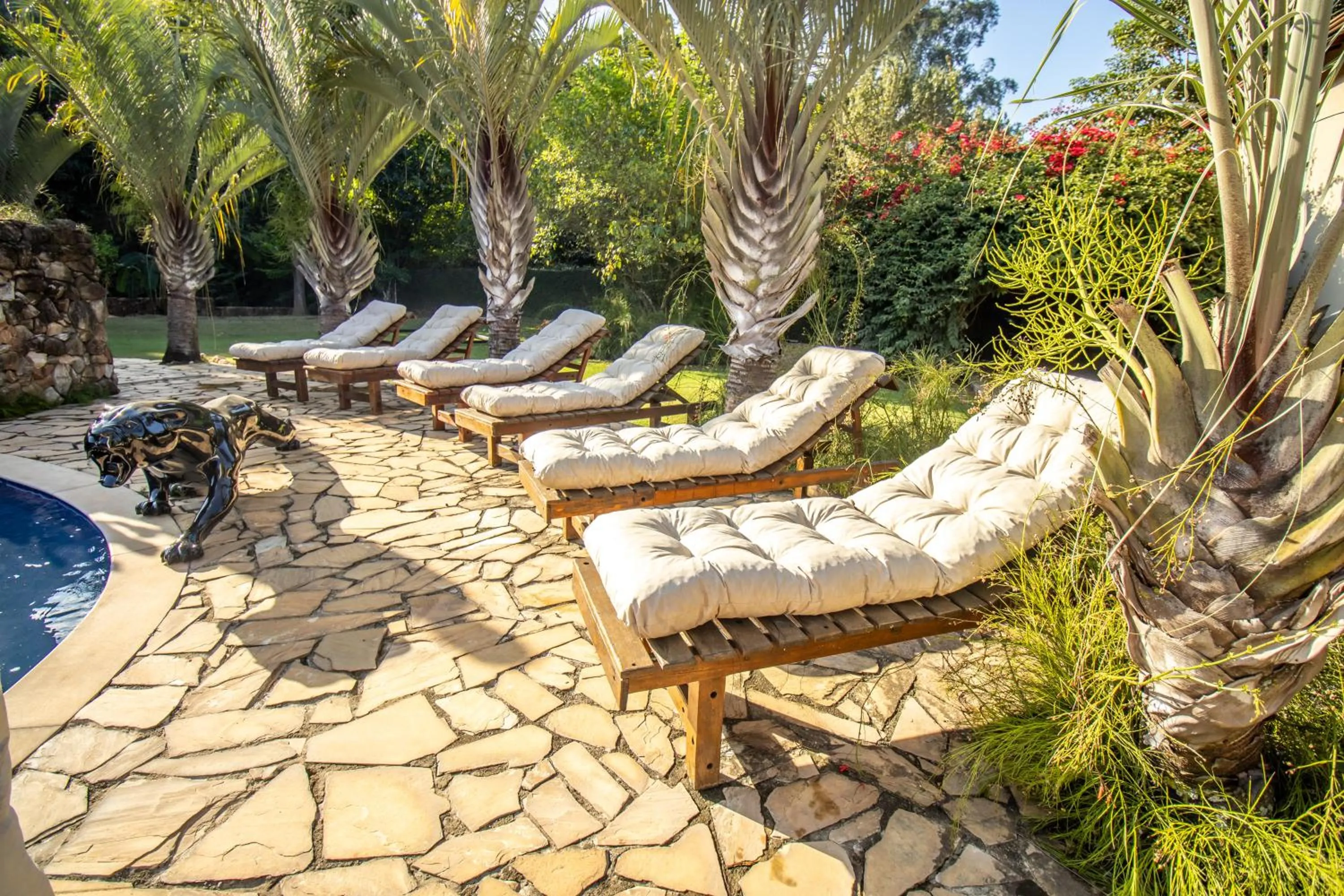 sunbed in Unalome Pousada