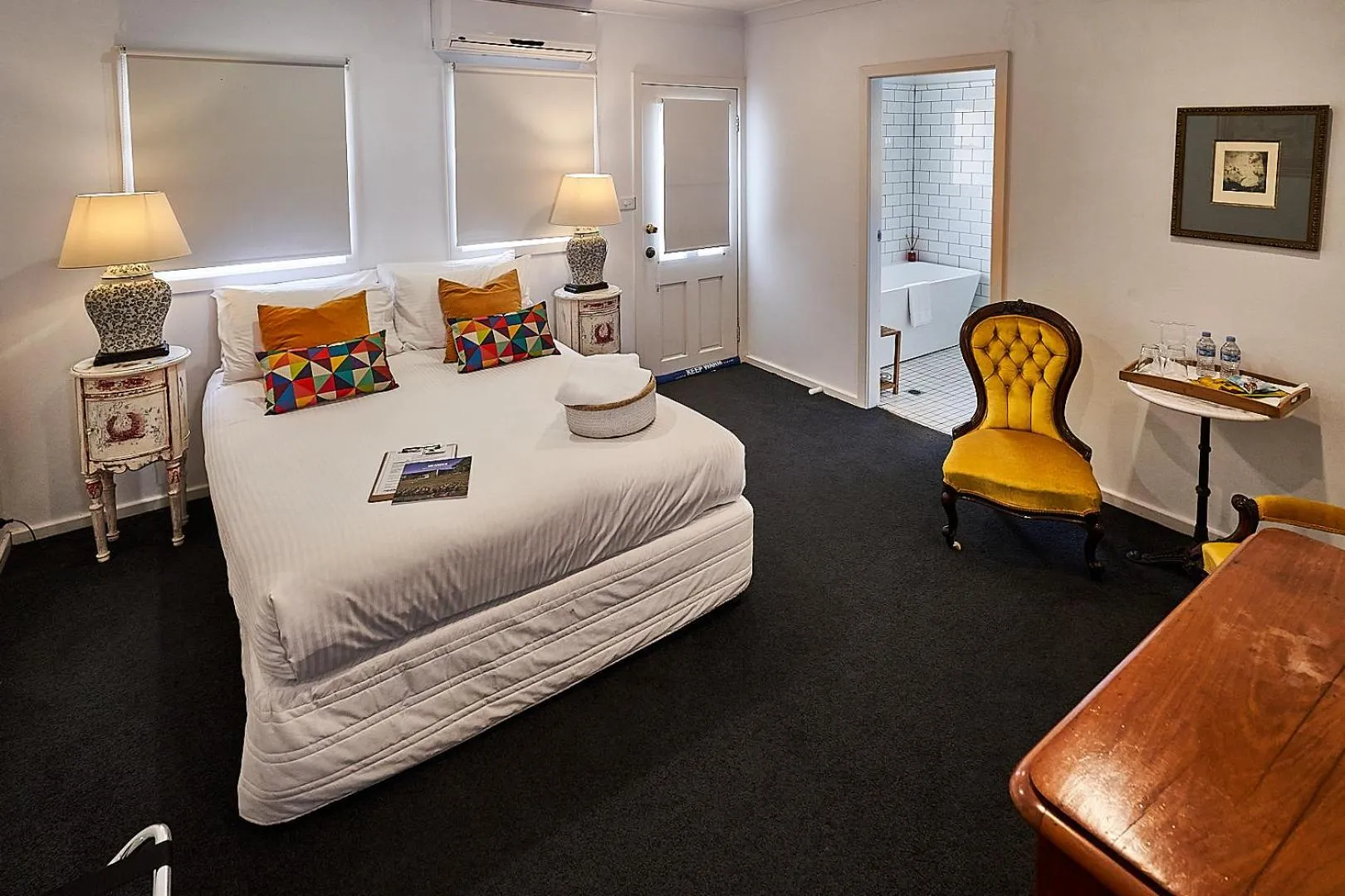 Bed in The Bronte Boutique Hotel