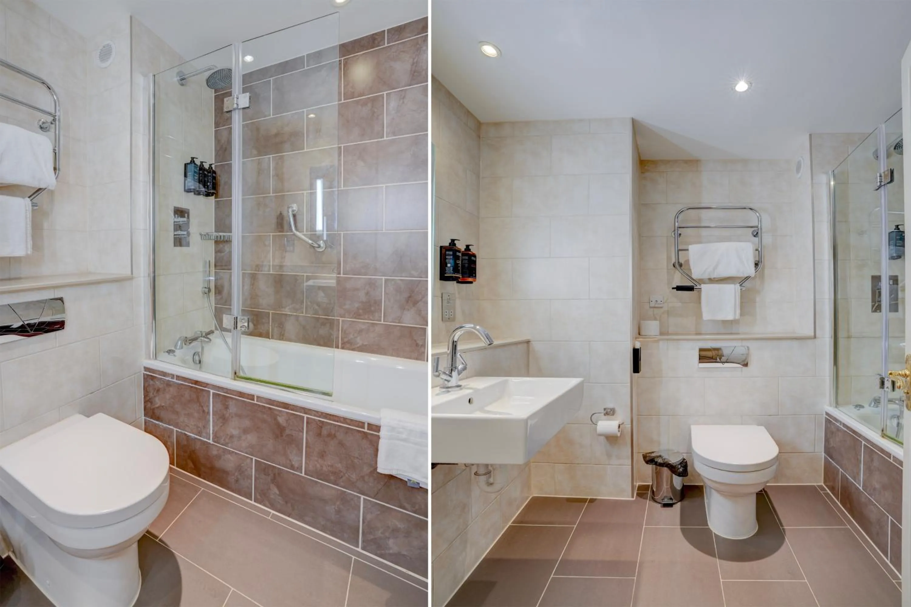 Bathroom in Sunday Box Hill Burford Bridge Hotel