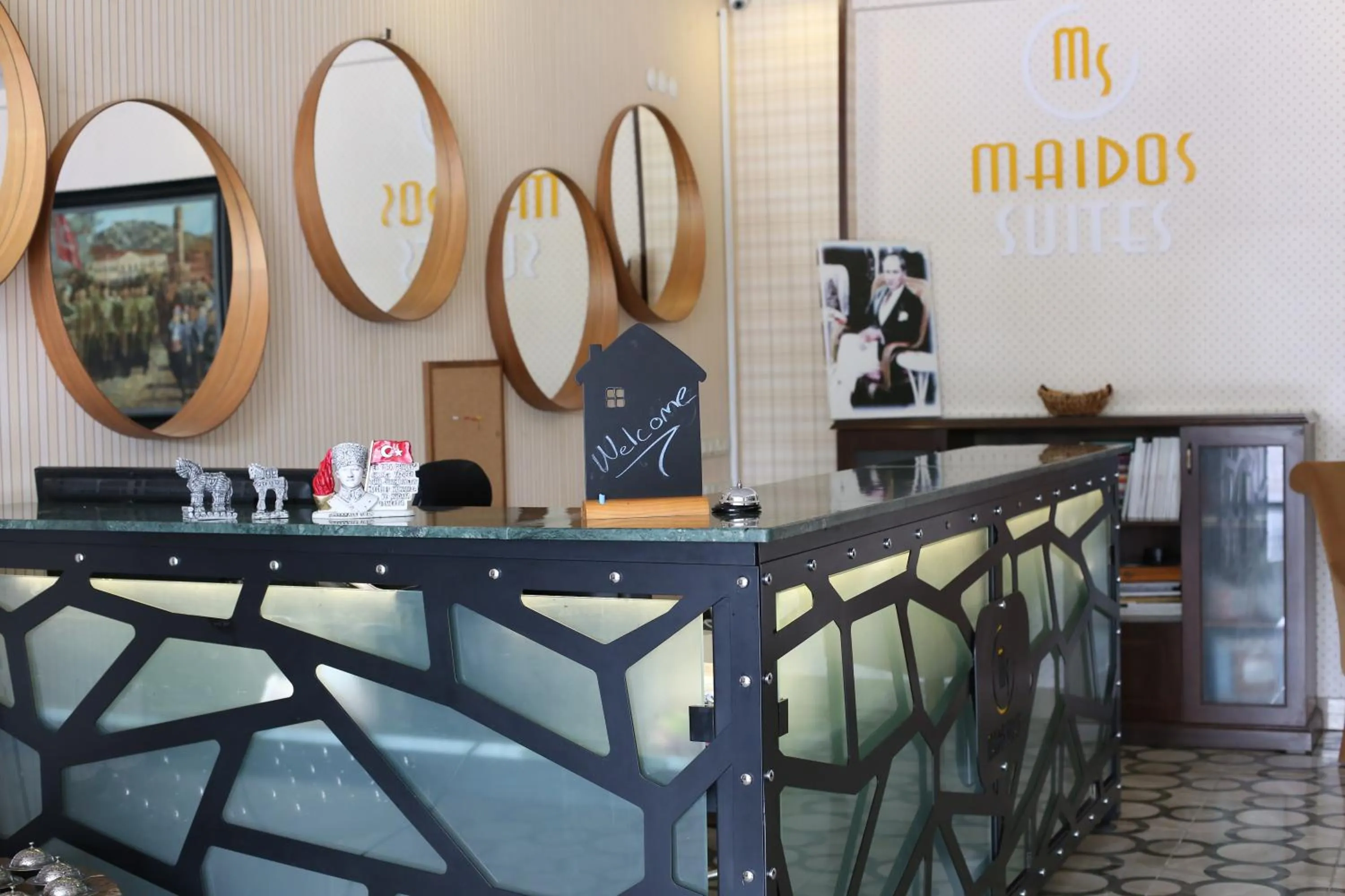 Lobby or reception in Maidos suites