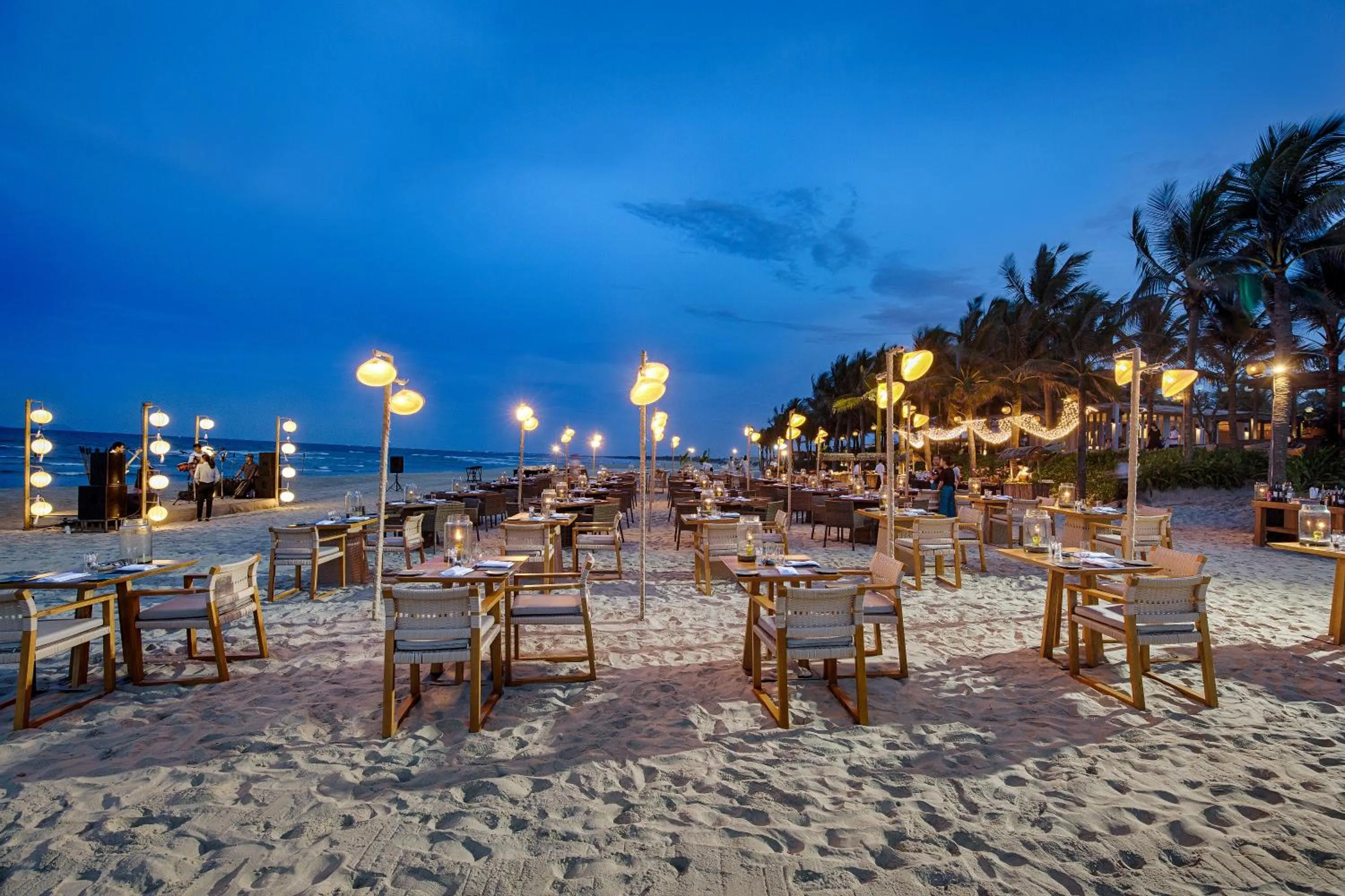 Dining area in Naman Retreat