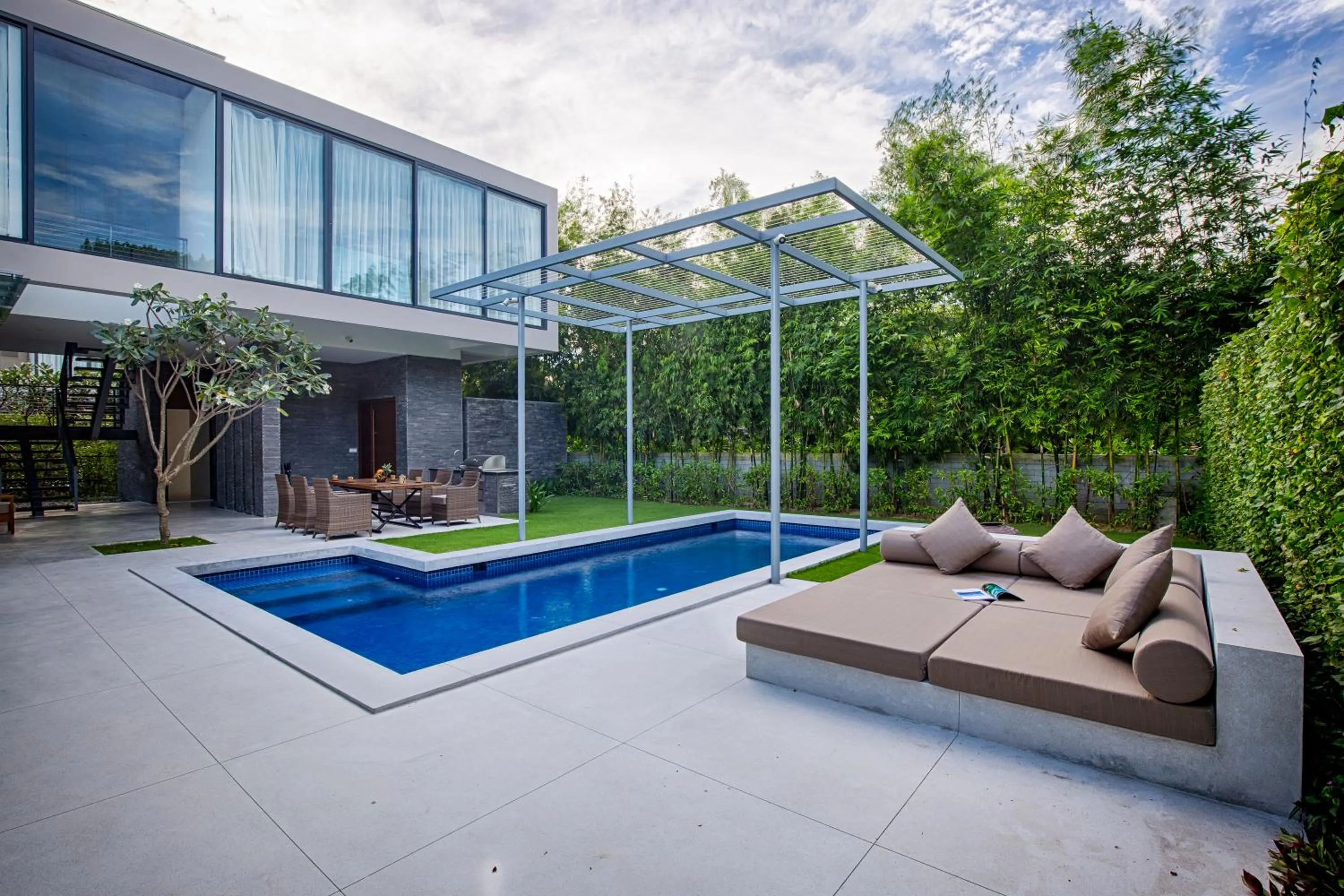 Garden view in Naman Retreat