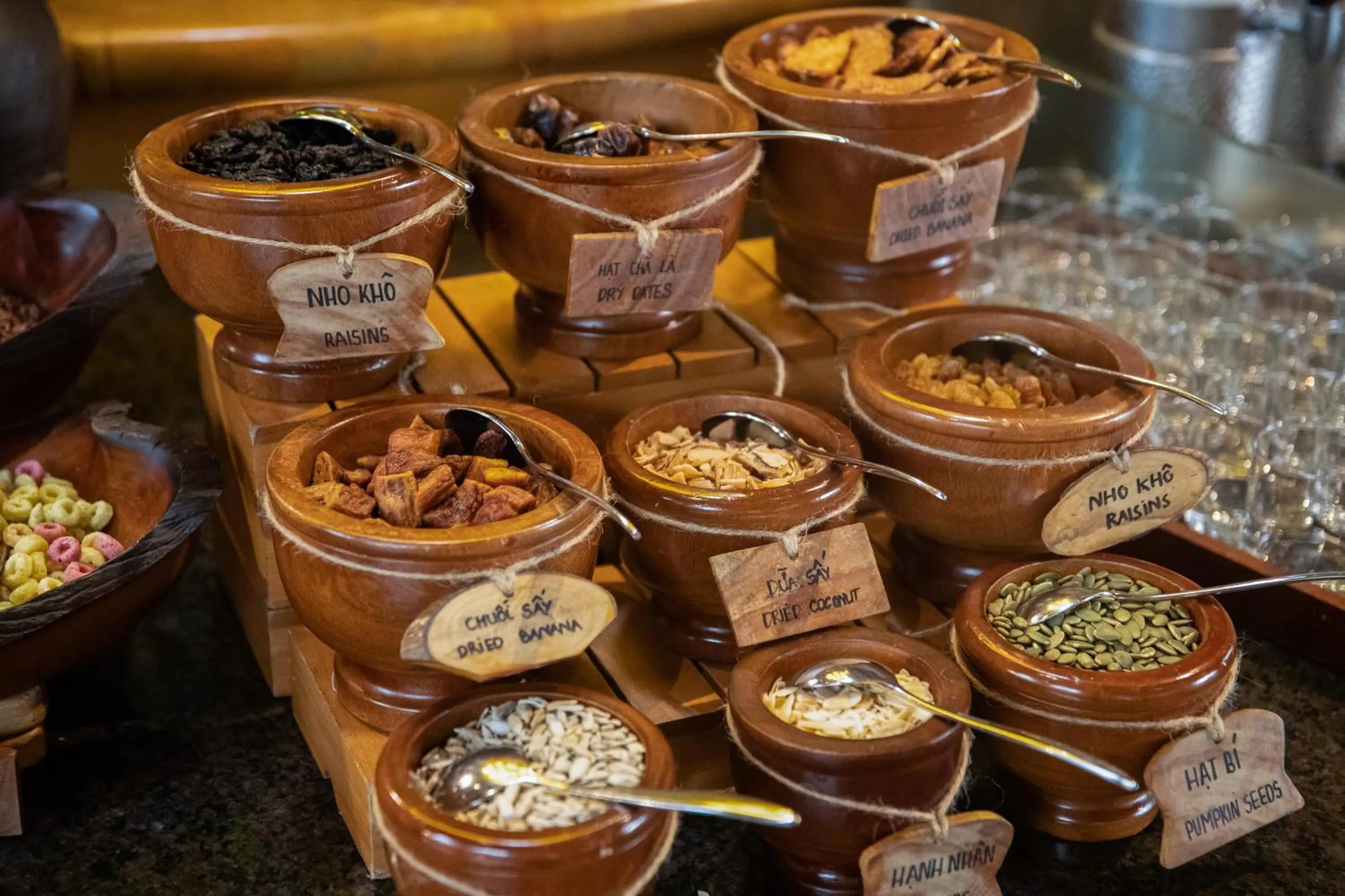 Buffet breakfast in Naman Retreat