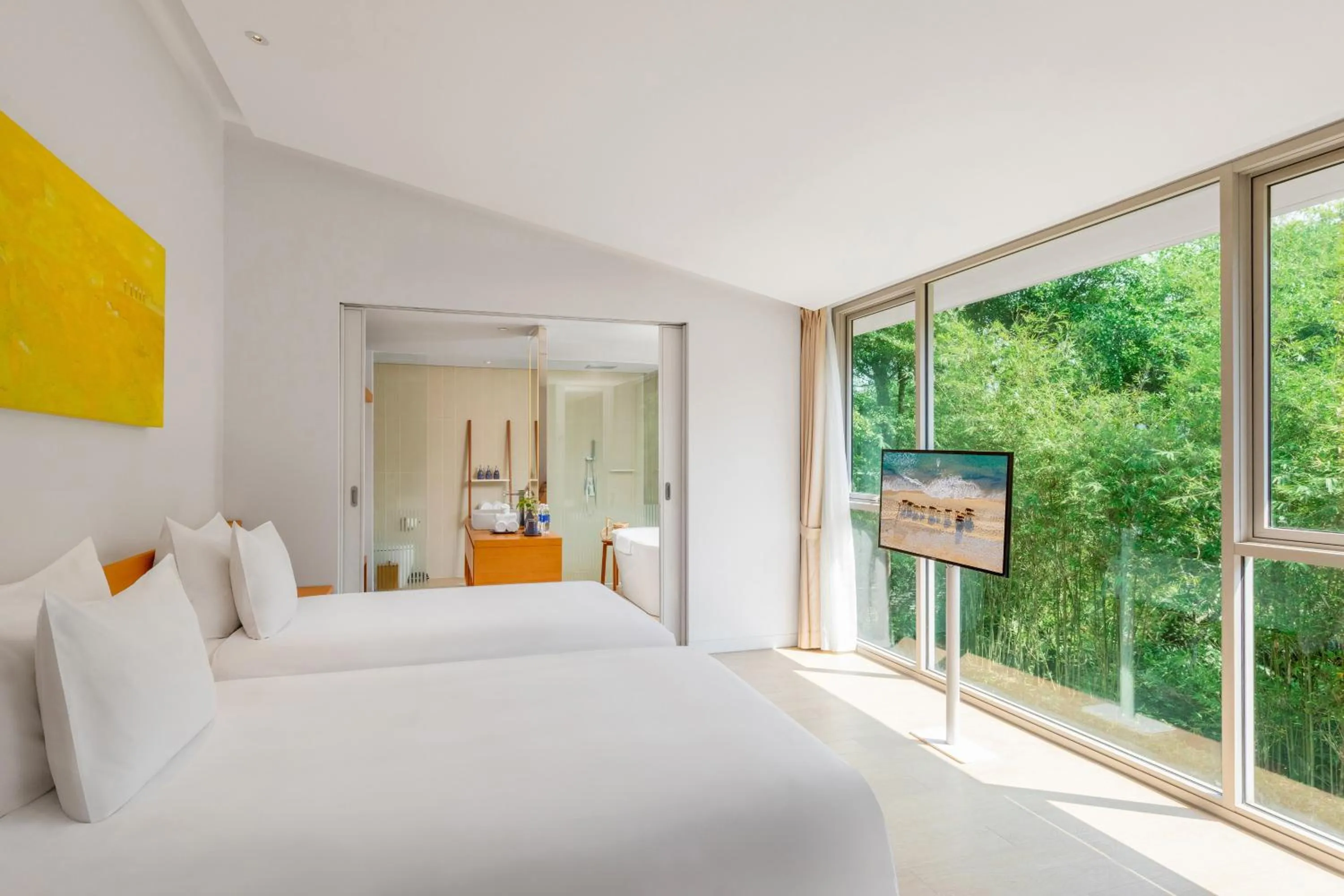 Bedroom, Bed in Naman Retreat