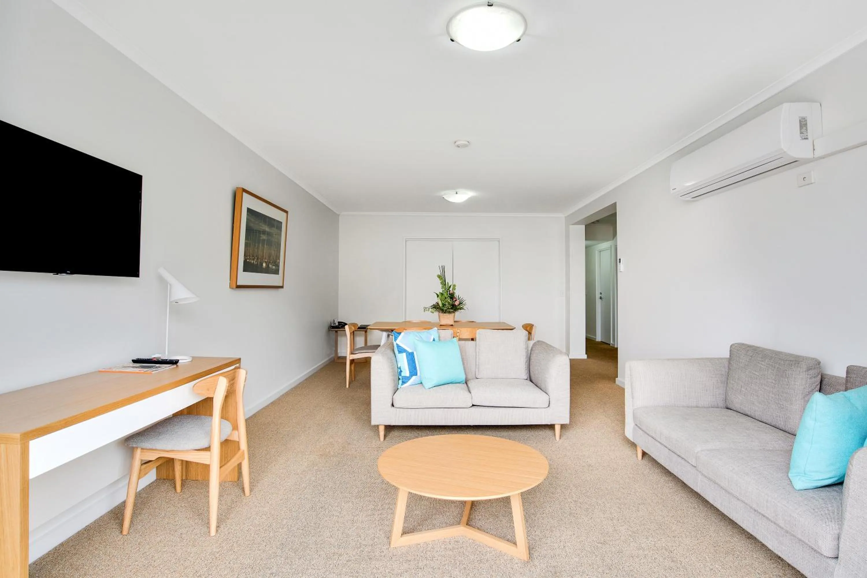 Living room in Aligned Corporate Residences Williamstown