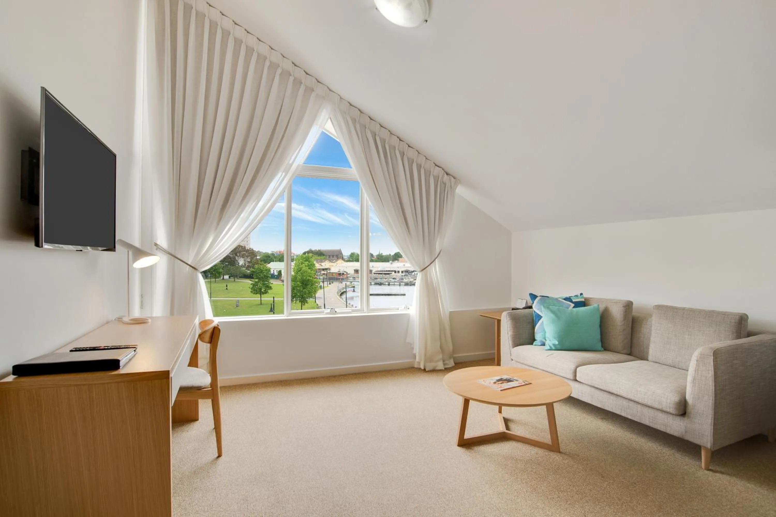 Living room in Aligned Corporate Residences Williamstown