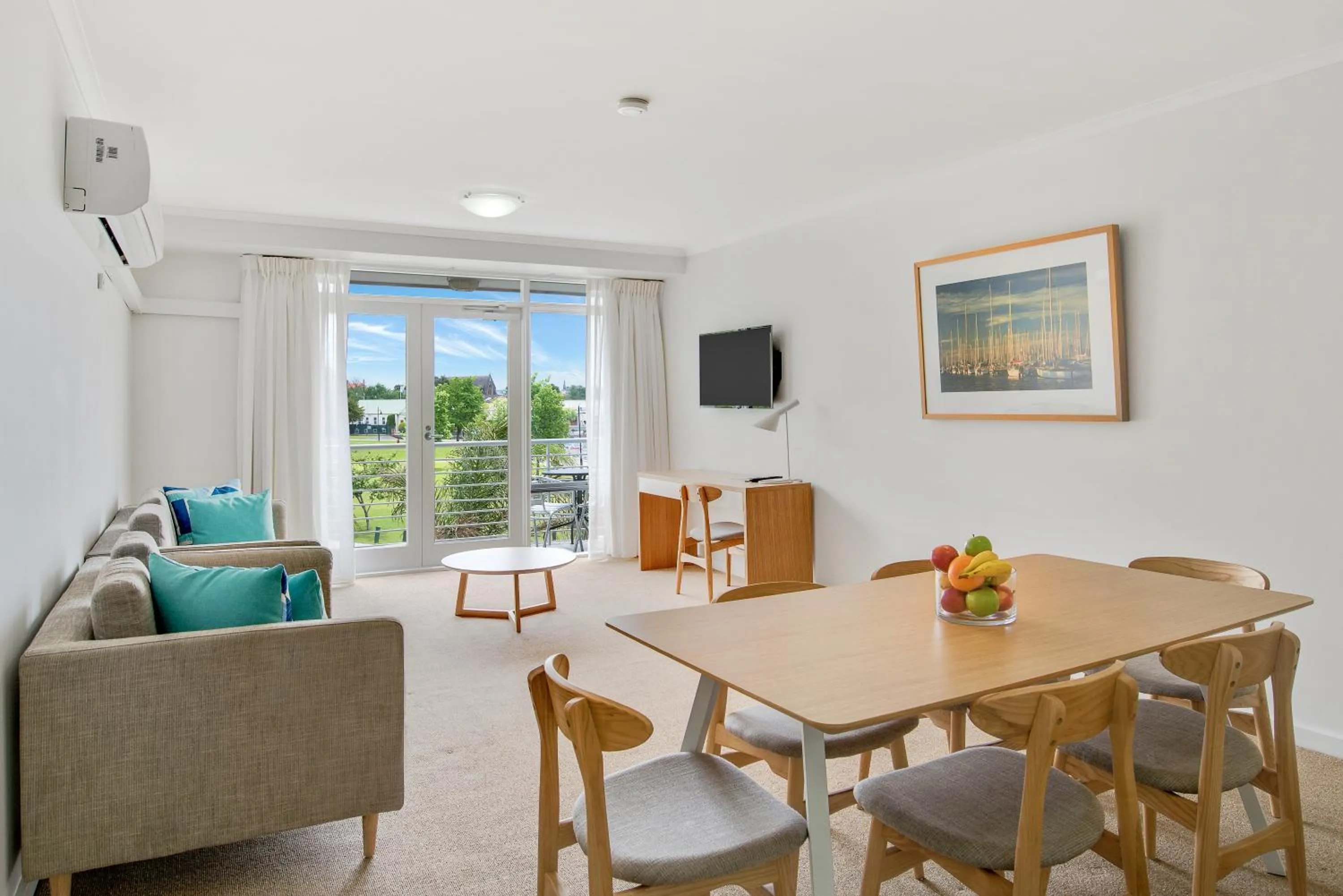 Living room in Aligned Corporate Residences Williamstown