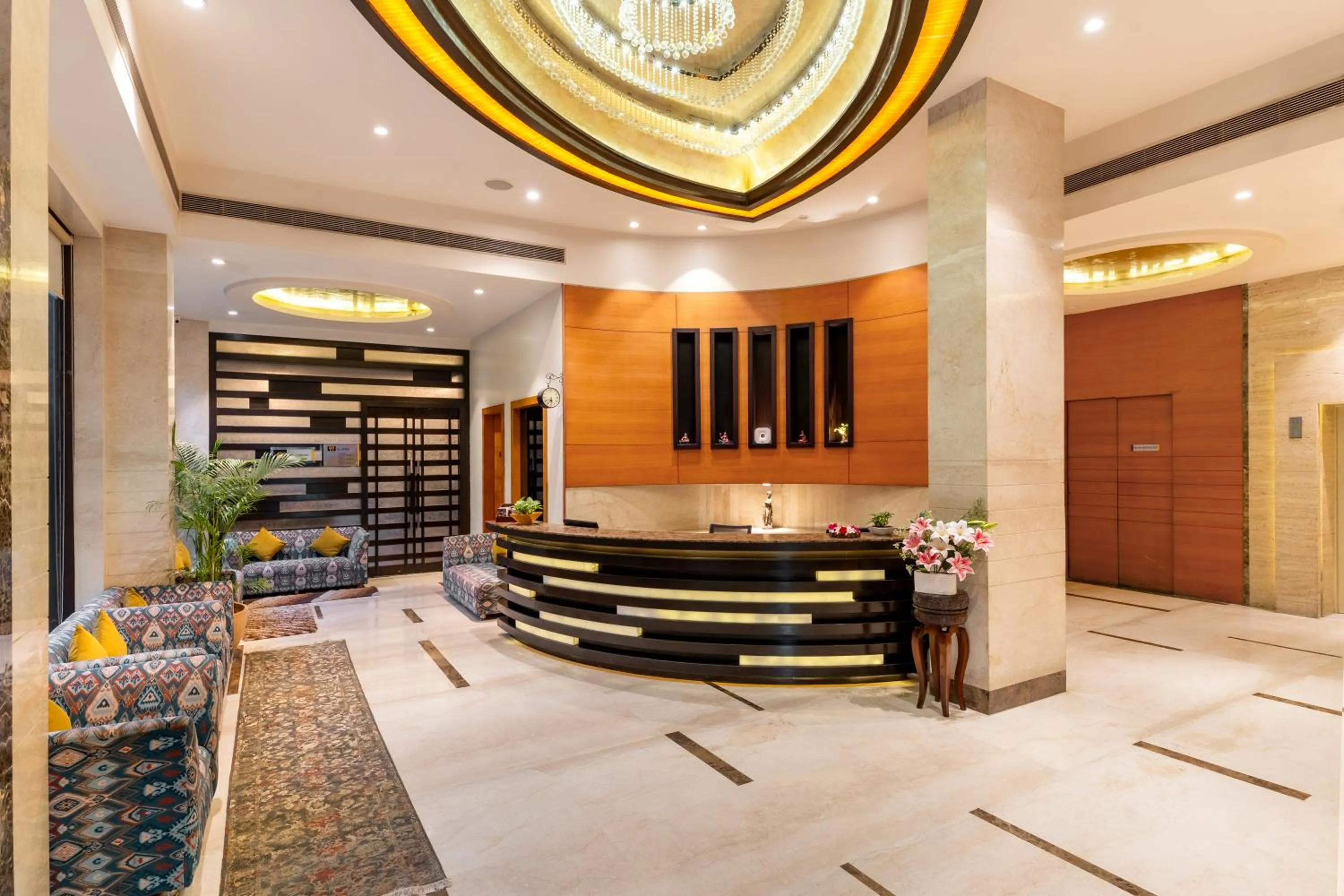 Lobby or reception in Hotel Marigold Jaipur