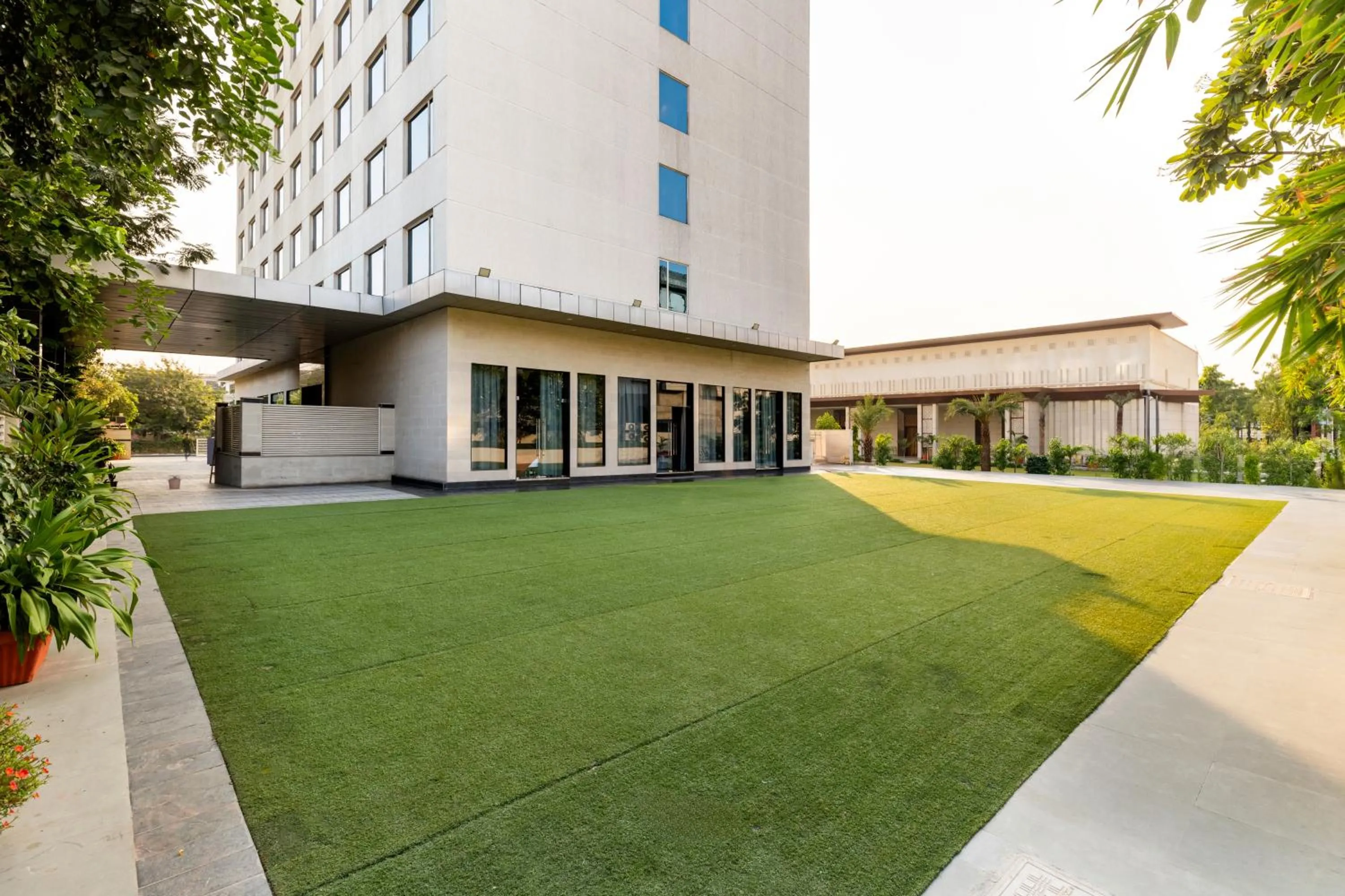 Garden in Hotel Marigold Jaipur