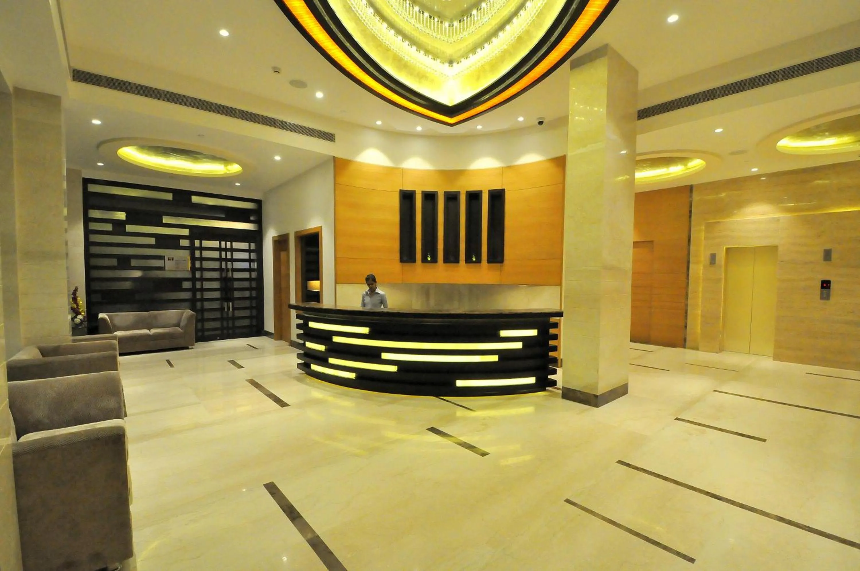 Lobby or reception in Hotel Marigold Jaipur