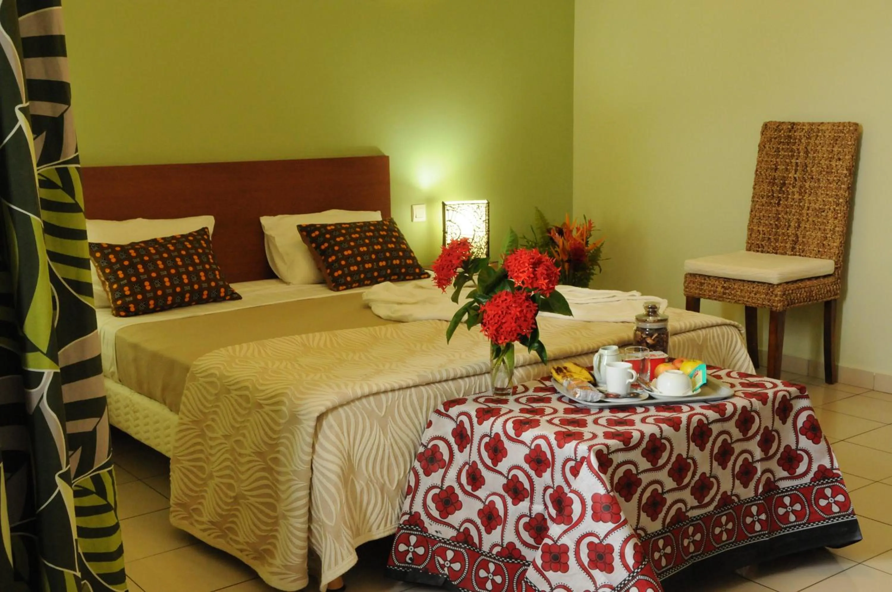 Bedroom, Bed in Hotel Maharajah