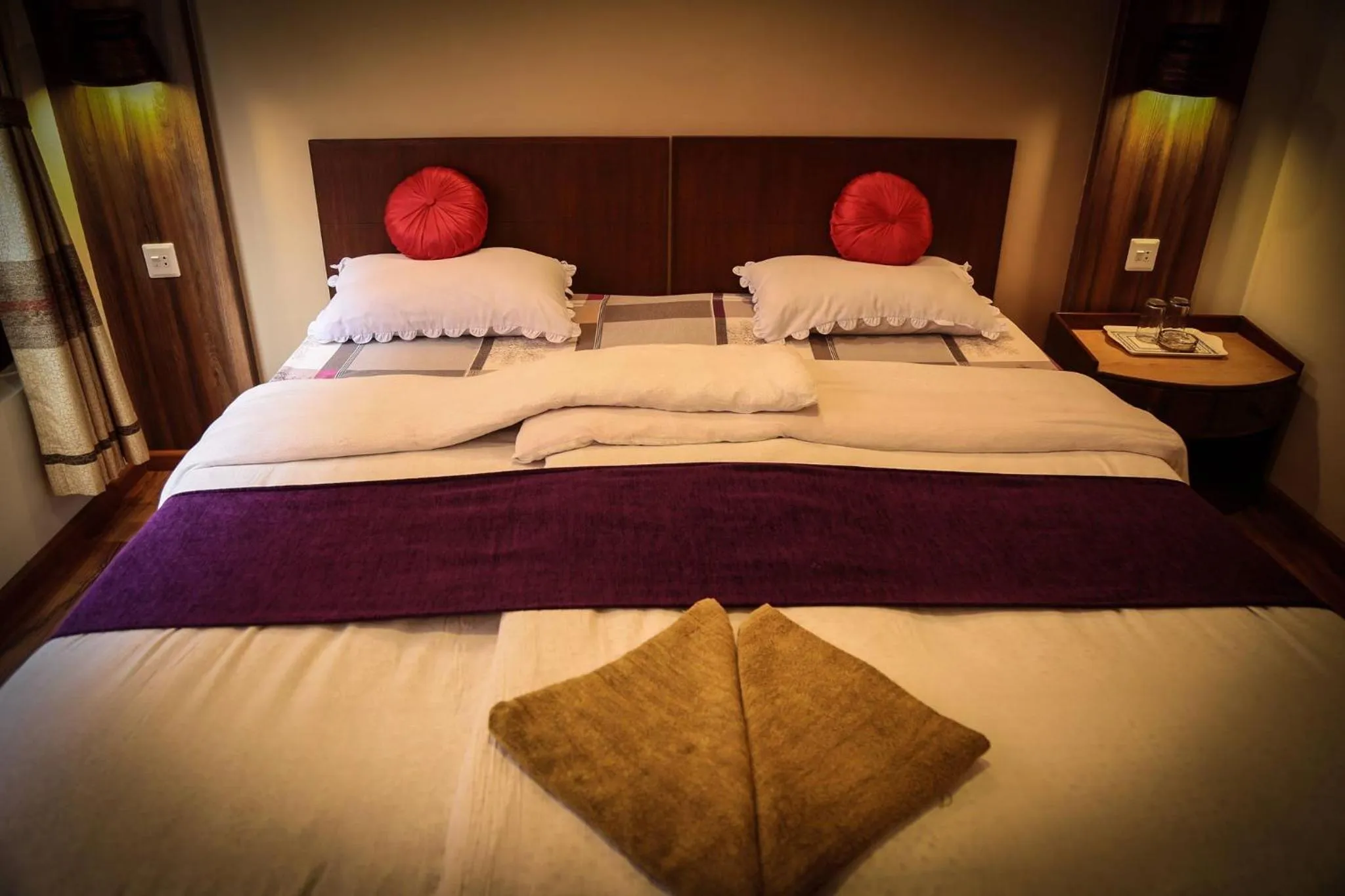 Bed in Kumari Guest House