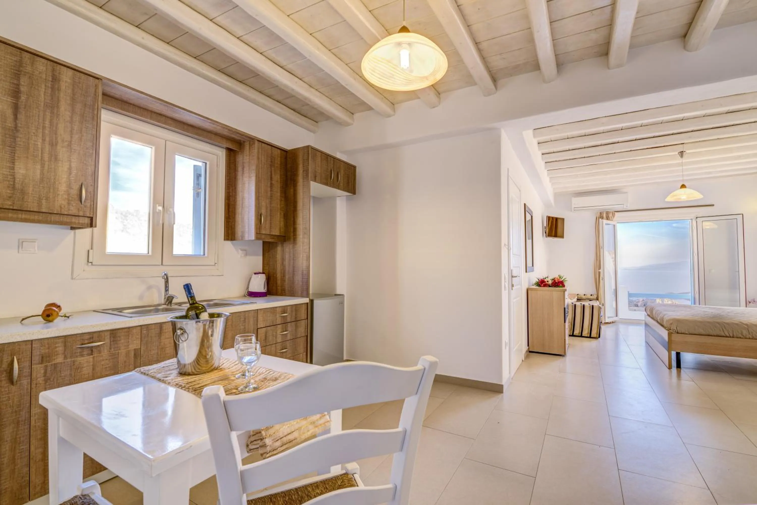 Property building in Manolia View Mykonos