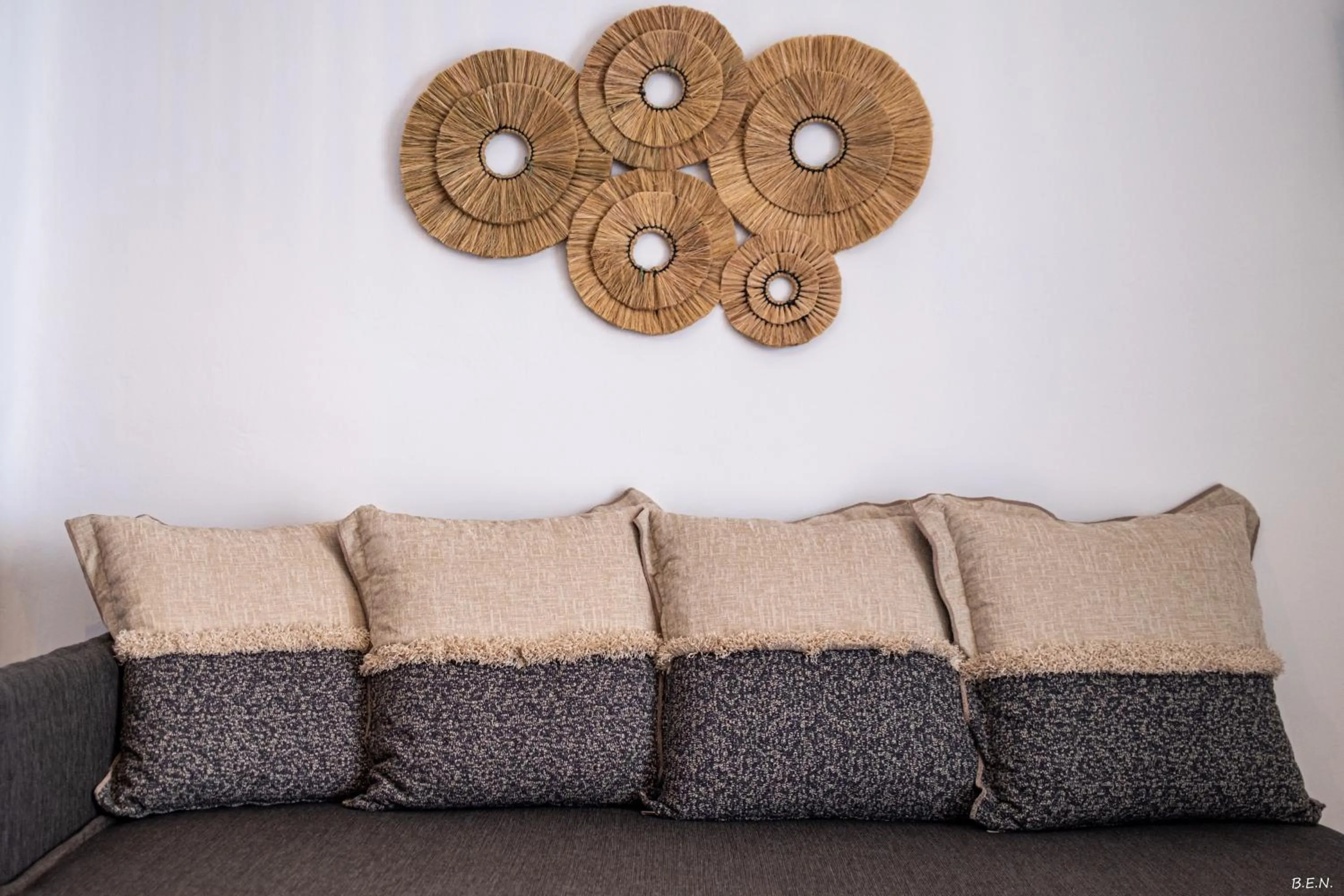 Seating area in Manolia View Mykonos