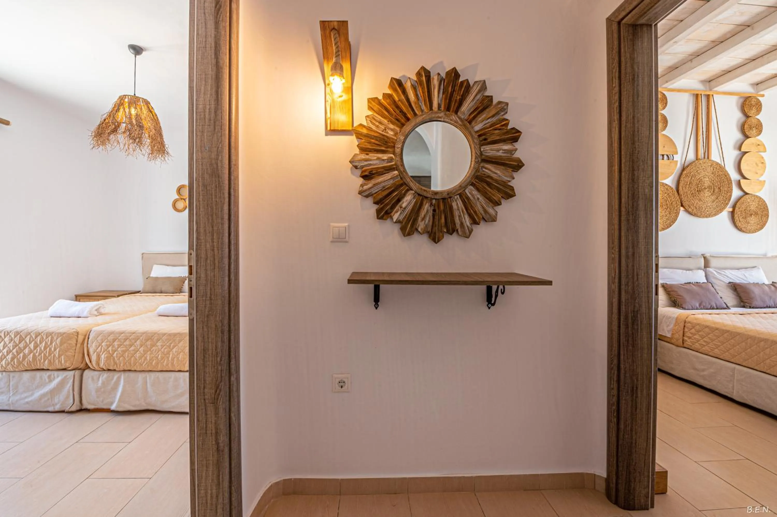 Bedroom, Bed in Manolia View Mykonos