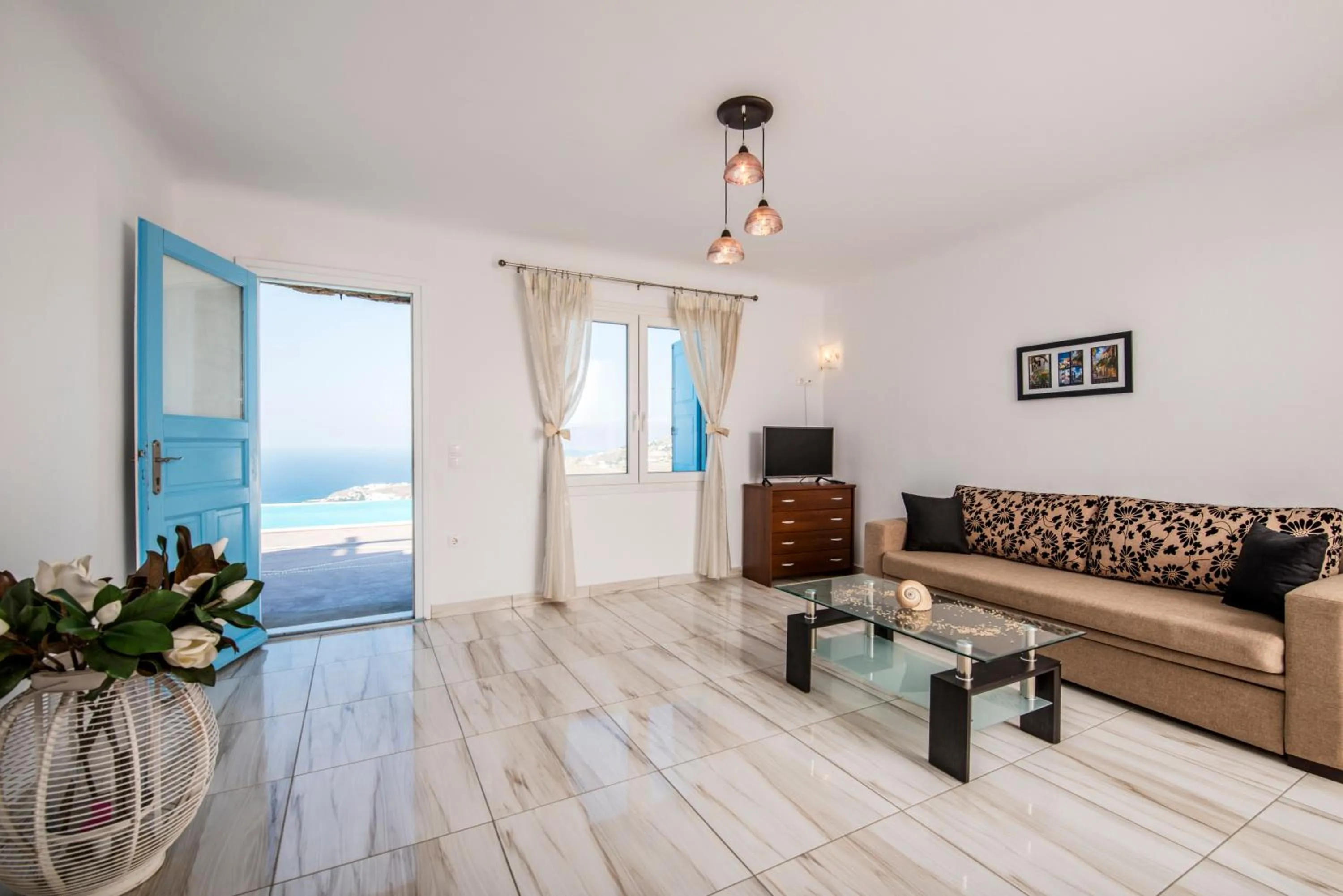 Pool view in Manolia View Mykonos