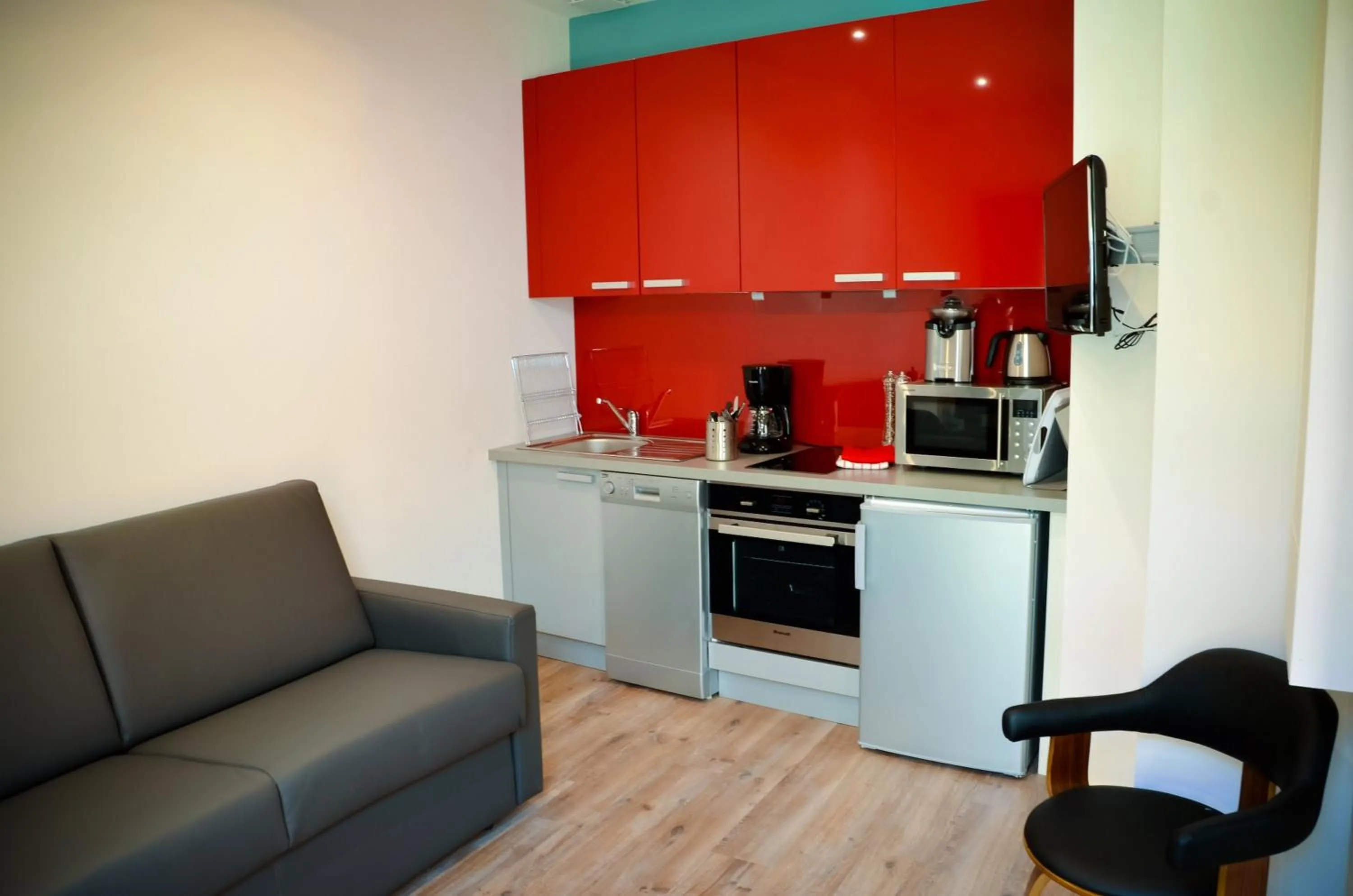 Kitchen or kitchenette in Bordo'Appart Hoya Bella