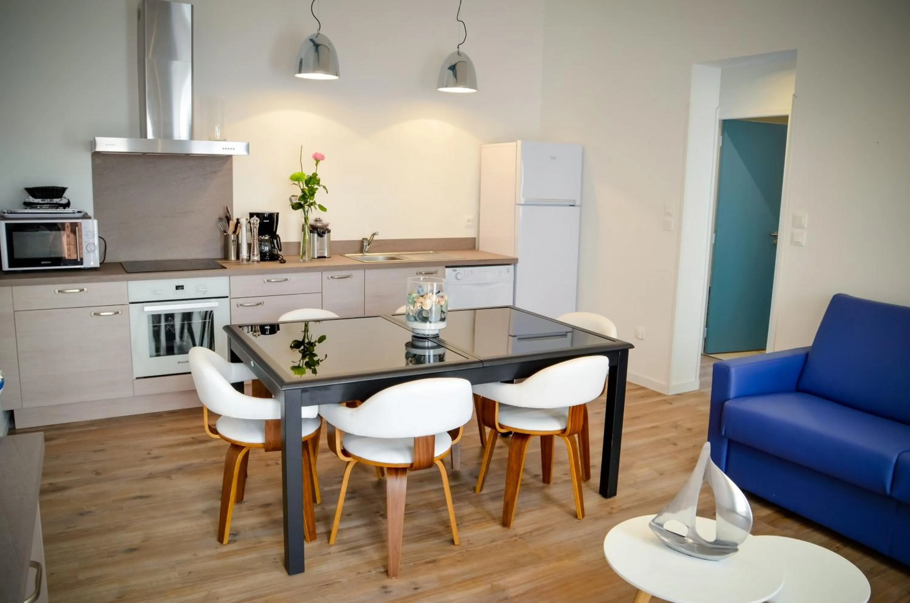 Kitchen or kitchenette in Bordo'Appart Hoya Bella