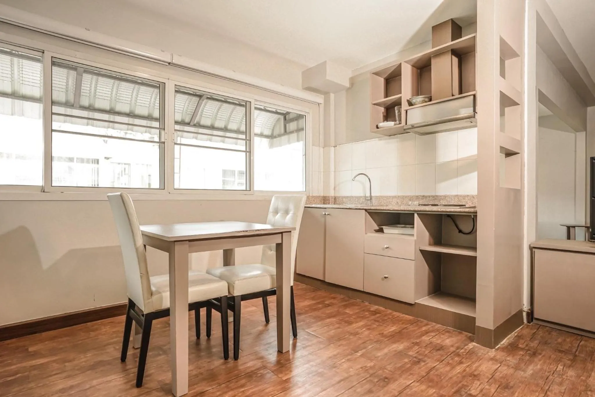 Kitchen or kitchenette in Blue cafe Apartments