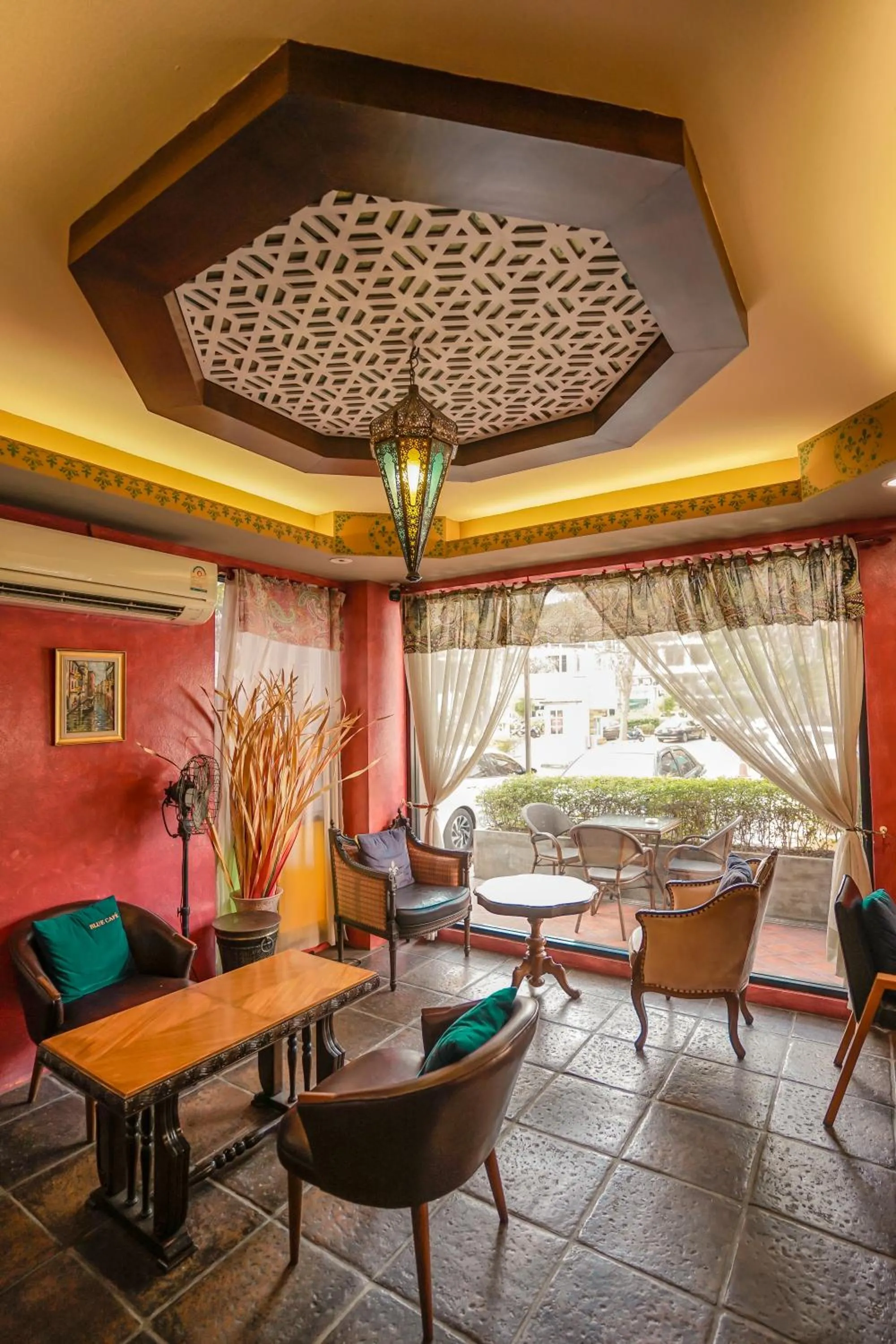 Property building in Blue cafe Apartments