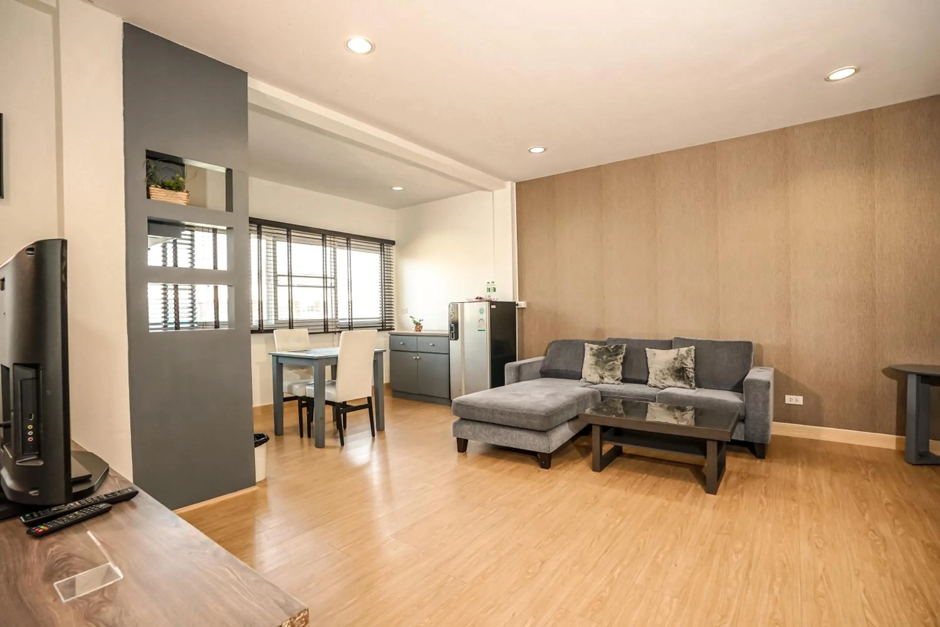 Living room in Blue cafe Apartments