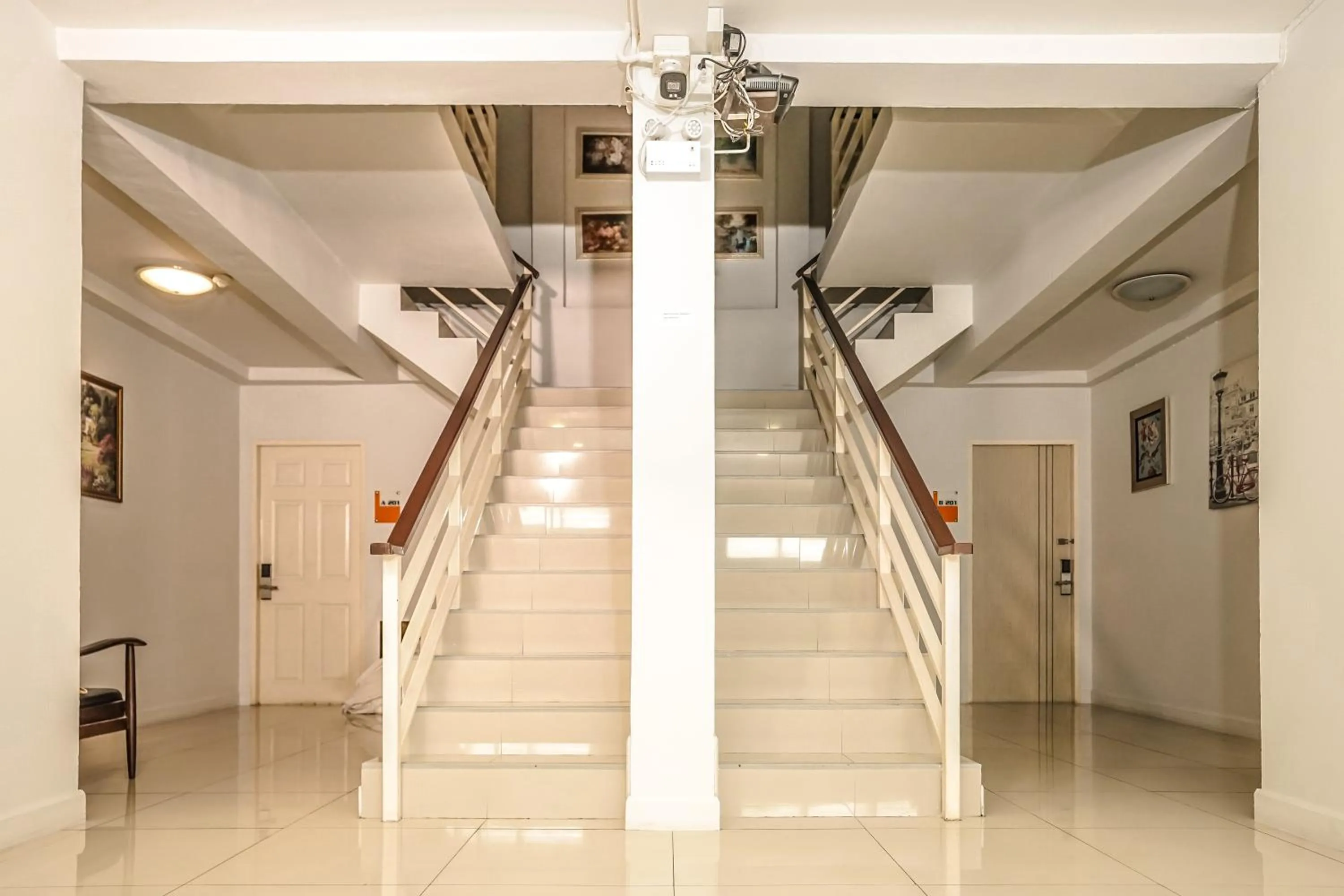 Property building in Blue cafe Apartments